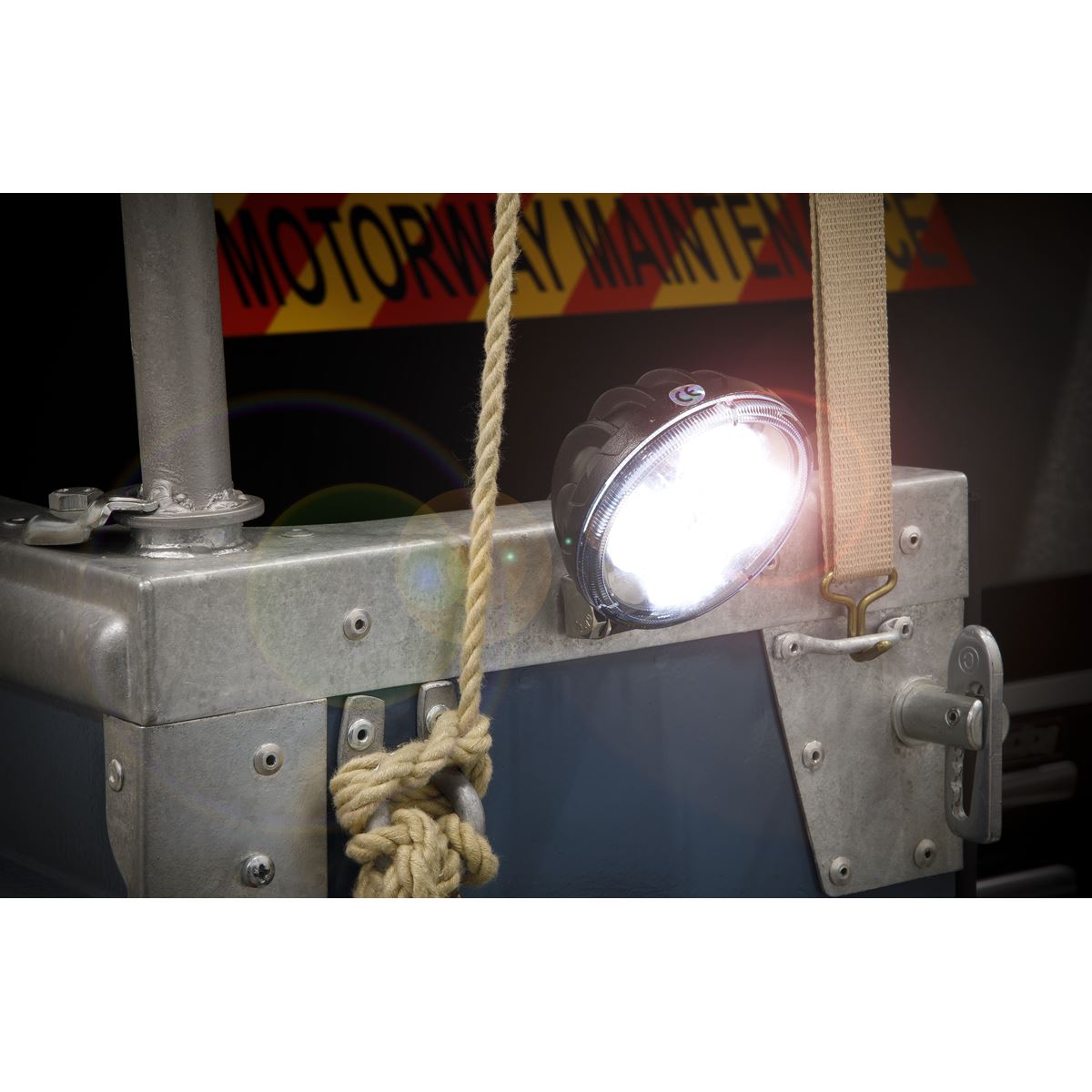 Sealey Round Worklight with Mounting Bracket 12W SMD LED Mini