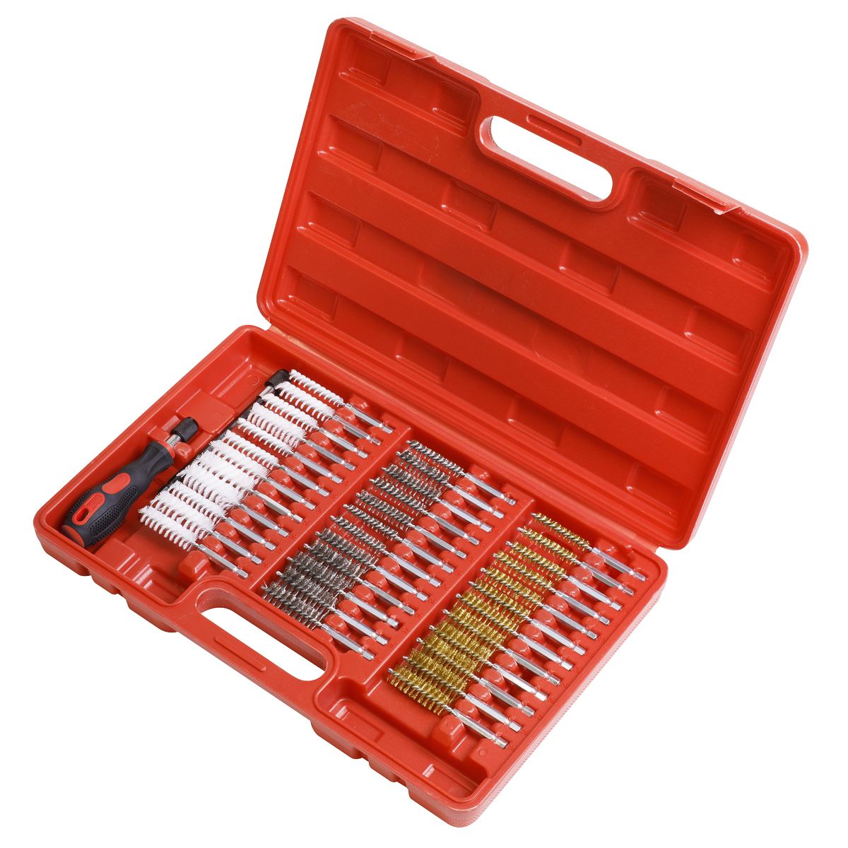 Sealey 38pc Cleaning Brush Set Injector Bore