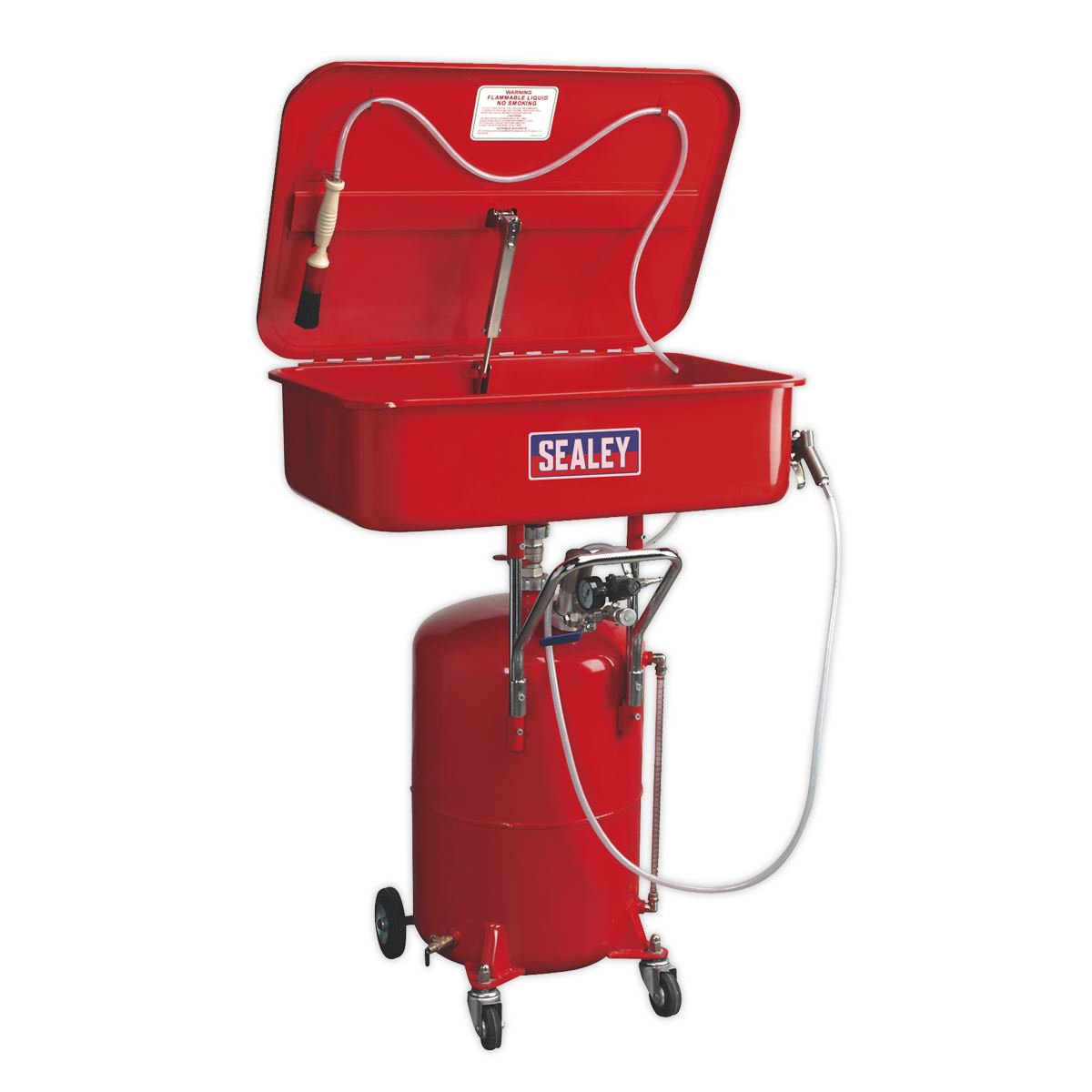 Sealey Mobile Parts Cleaning Tank Air Operated with Reservoir