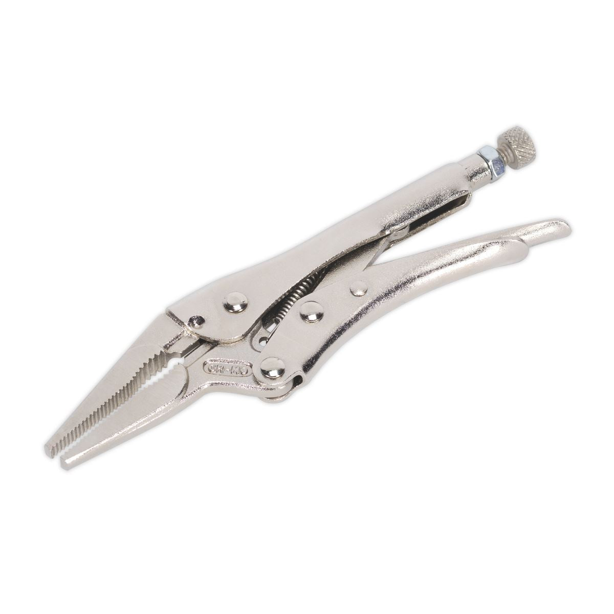 Sealey Premier Locking Pliers Long Nose 170mm 0-50mm Capacity