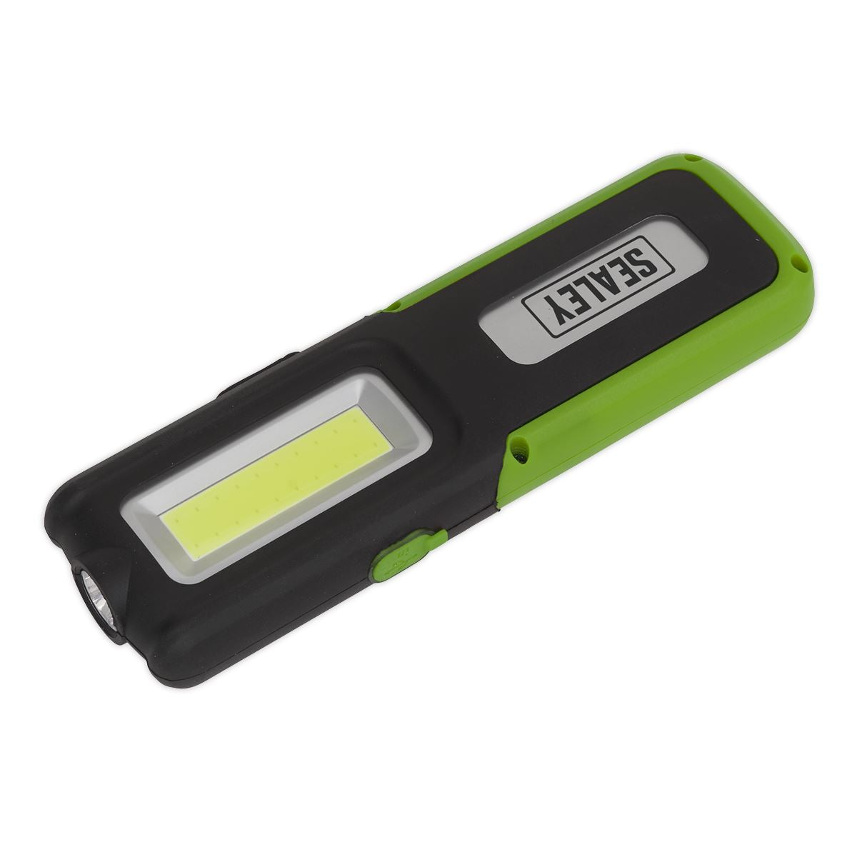 Sealey Rechargeable Inspection Light 5W COB & 3W SMD LED with Power Bank - Green