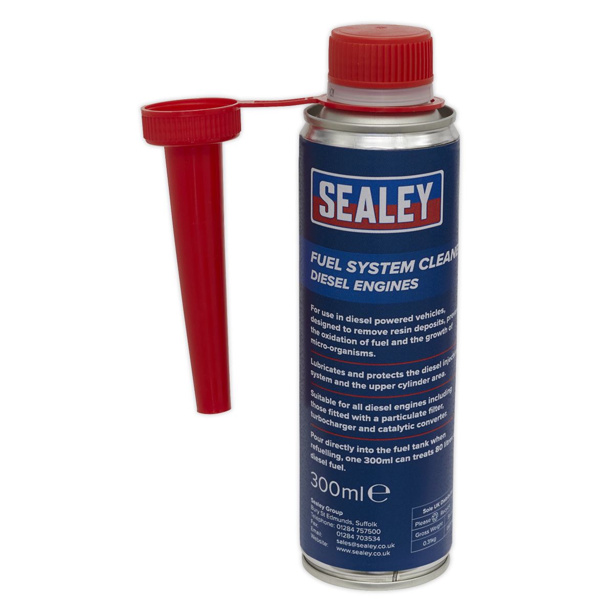 Sealey Fuel System Cleaner 300ml - Diesel Engines