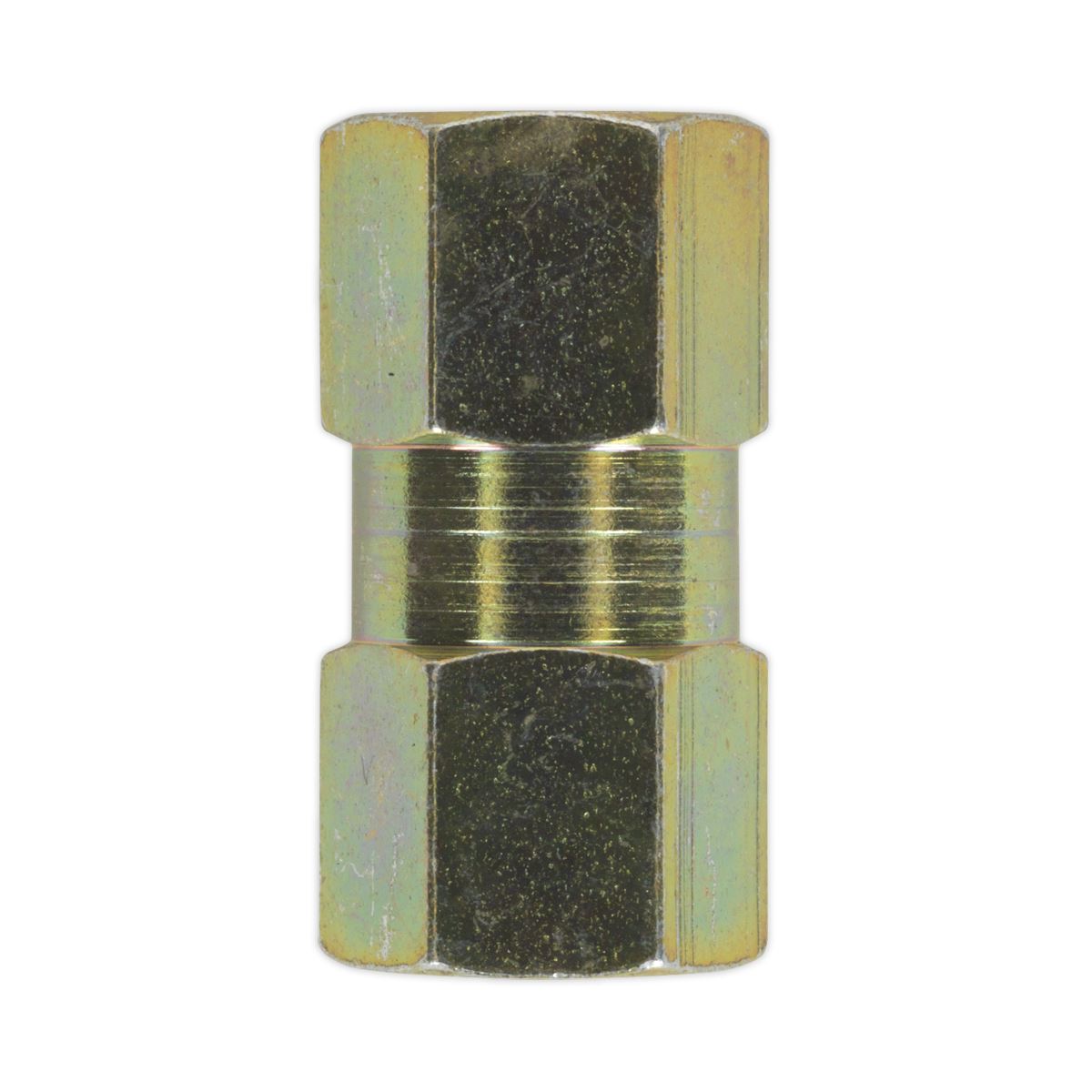 Sealey Brake Tube Connector M10 x 1mm Female to Female Pack of 10