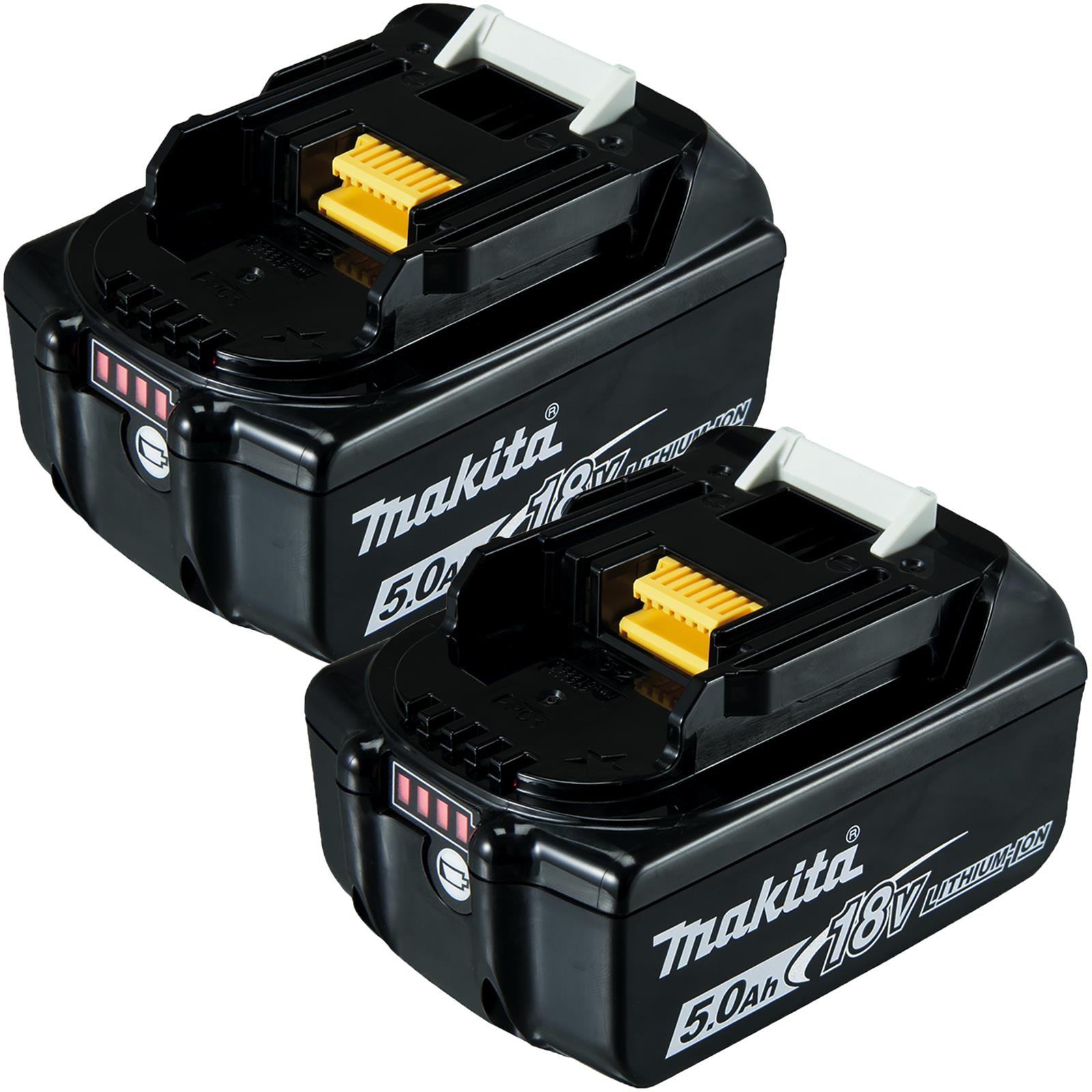 Makita Battery 5.0Ah Twin Pack 18V LXT Li-ion BL1850B