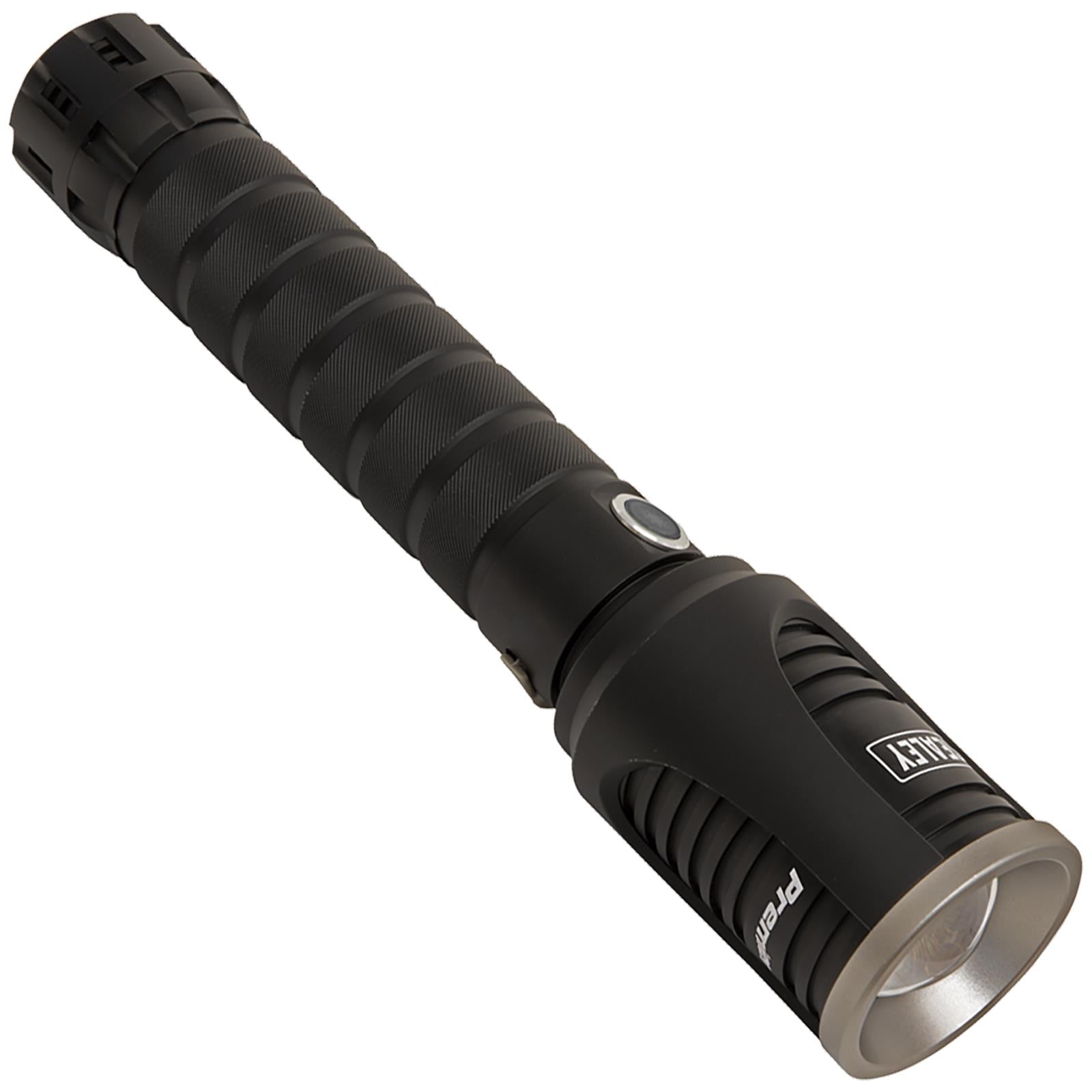 Sealey Aluminium Torch 60W COB LED Adjustable Focus Rechargeable 4000 Lumens