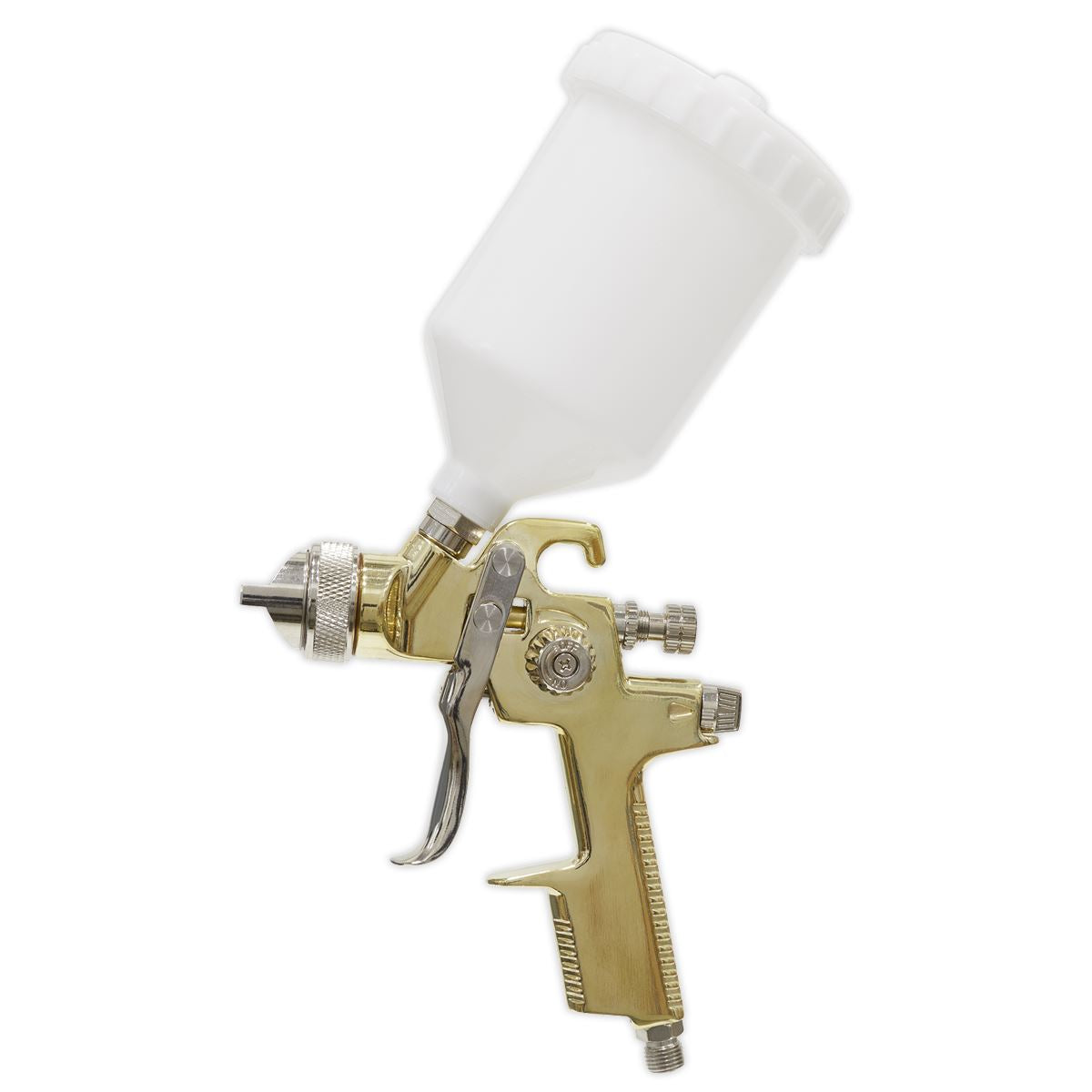 Sealey Gravity Feed Spray Gun - 1.4mm Set-Up Gold Series