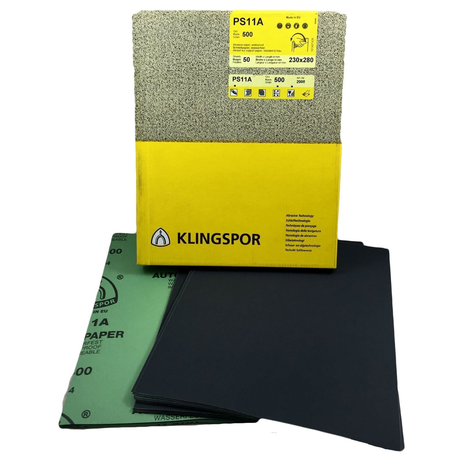 Klingspor Wet and Dry Sanding Sheets PS11A and PS11C