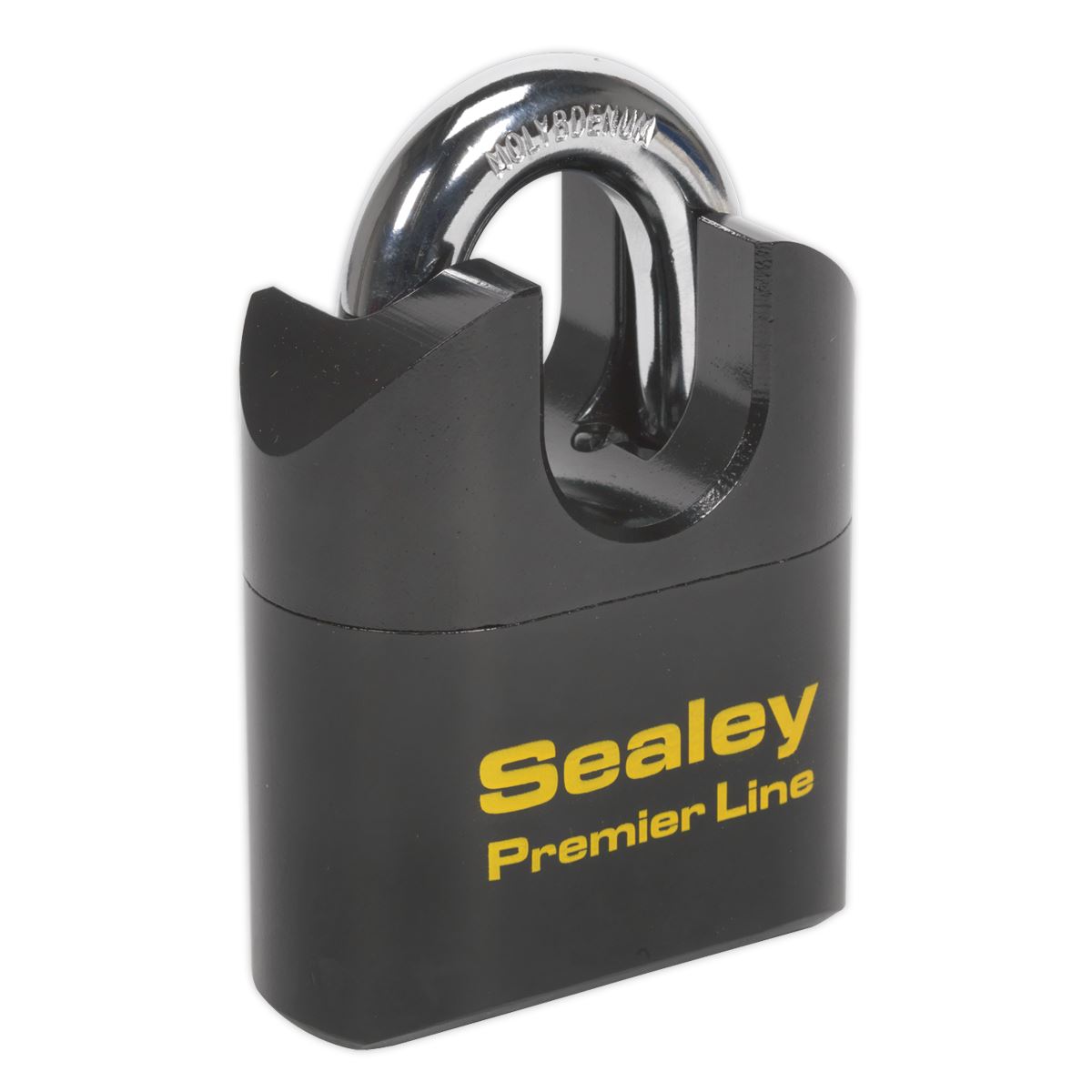 Sealey Premier Steel Body Combination Padlock Shrouded Shackle 62mm