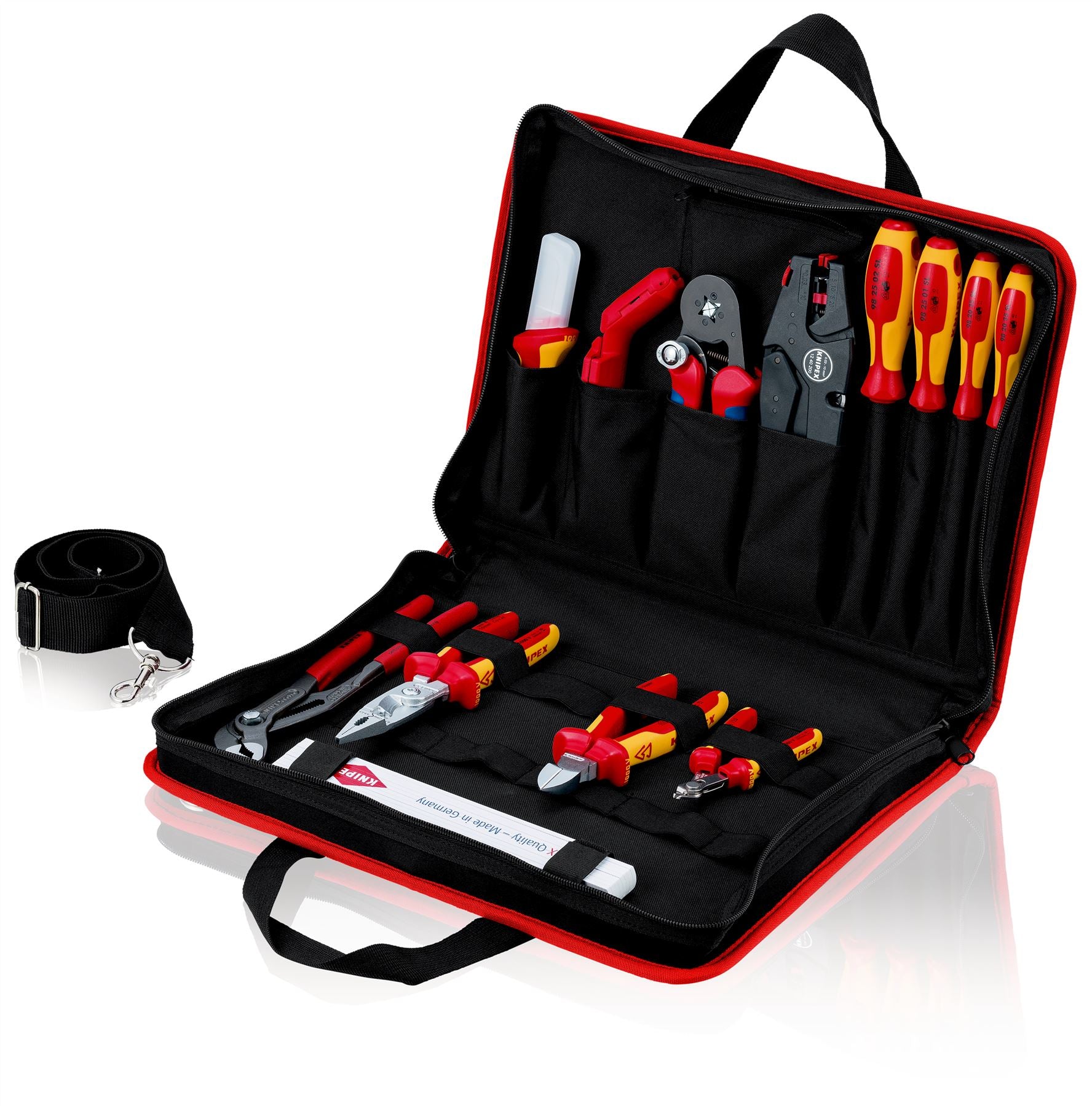 Knipex Tool Bag Compact Electric Starter Kit 14 Piece 00 21 11