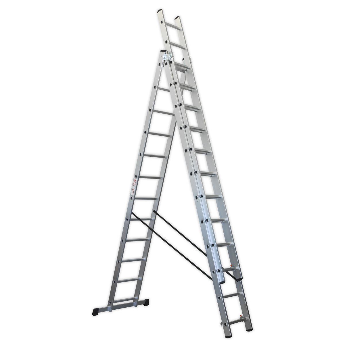 Sealey Aluminium Extension Combination Ladder 3x12 EN 131