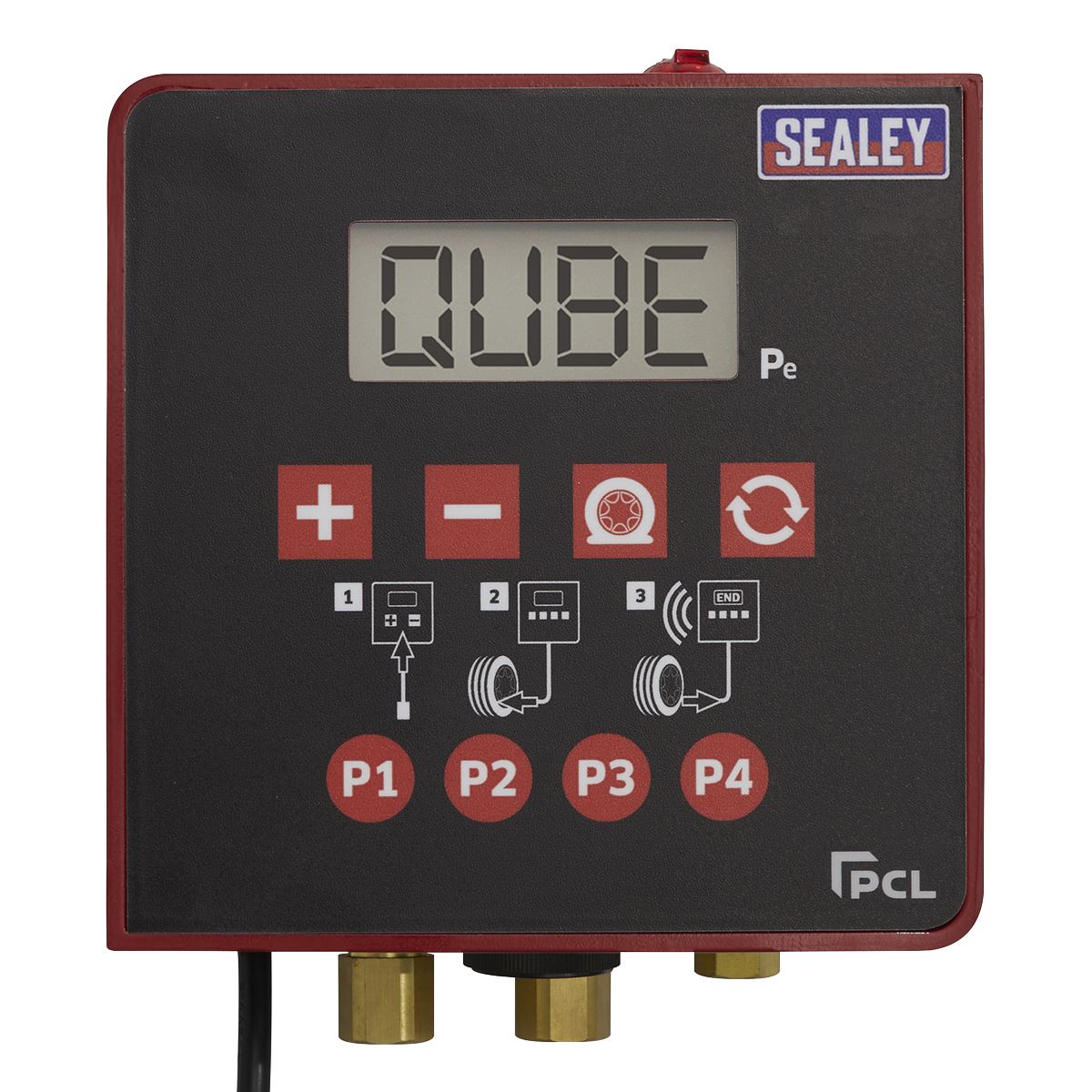 PCL Qube Digital Tyre Inflator Professional with OPS & Nitrogen Purge