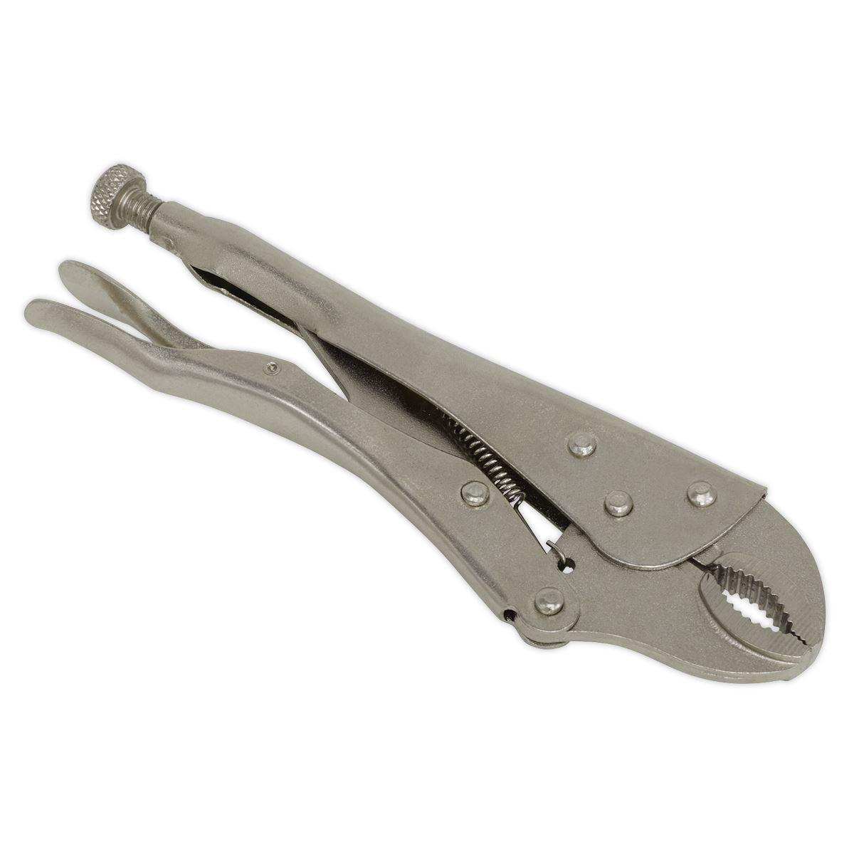 Siegen by Sealey Locking Pliers 215mm Curved Jaw