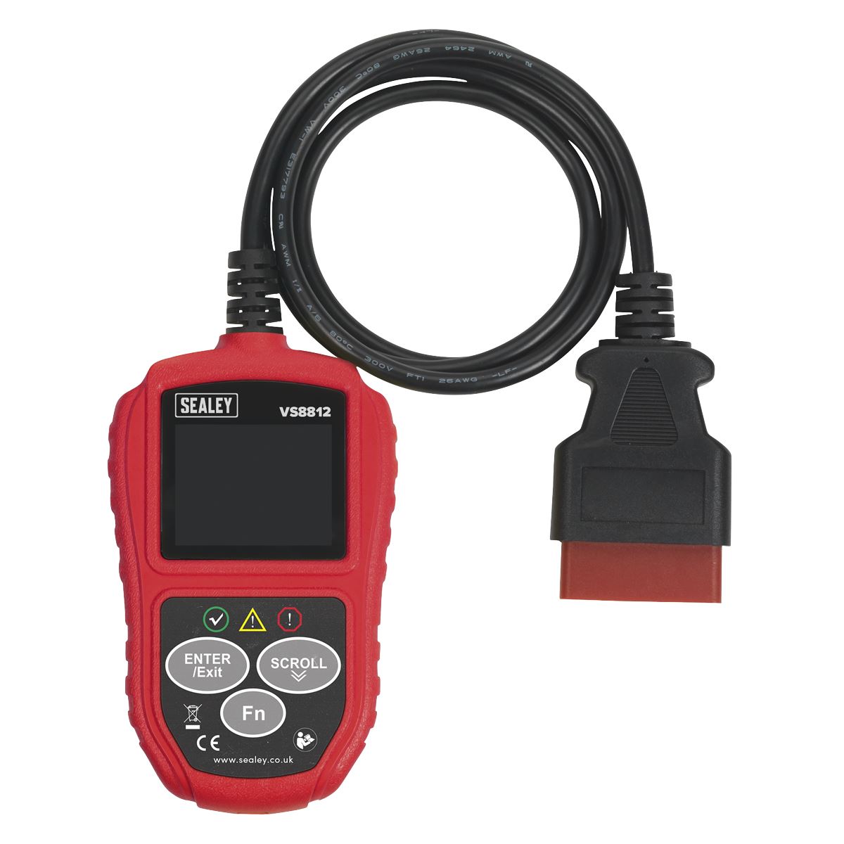 Sealey EOBD Code Reader Live Data with Colour Screen MIL Light Reset