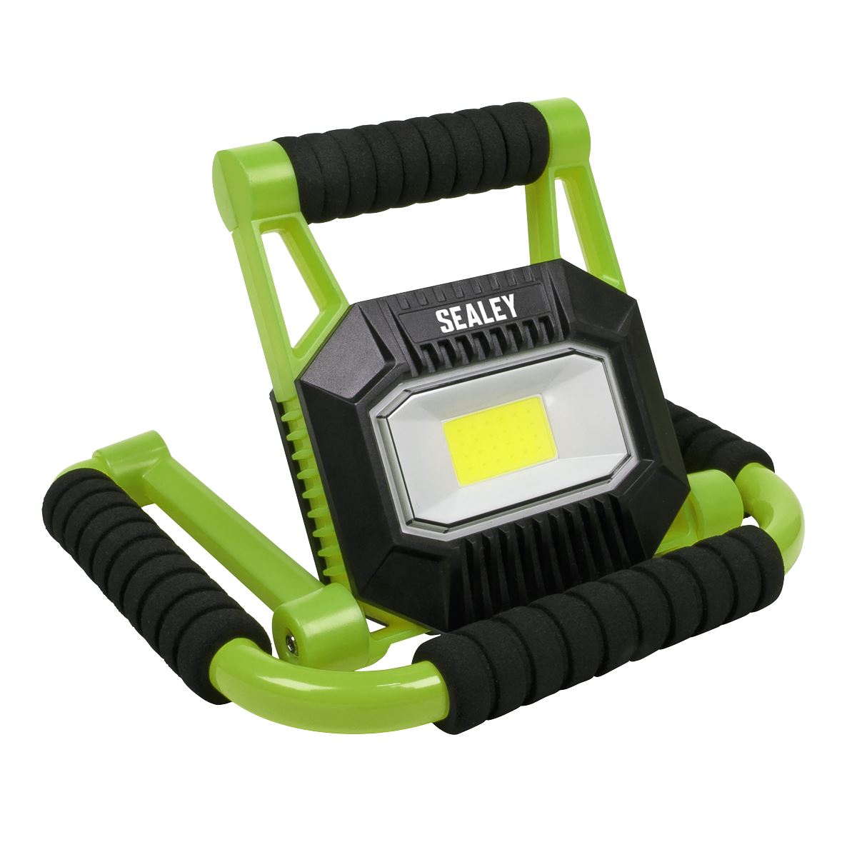 Sealey Rechargeable Portable Fold Flat Floodlight 10W COB LED Lithium-ion