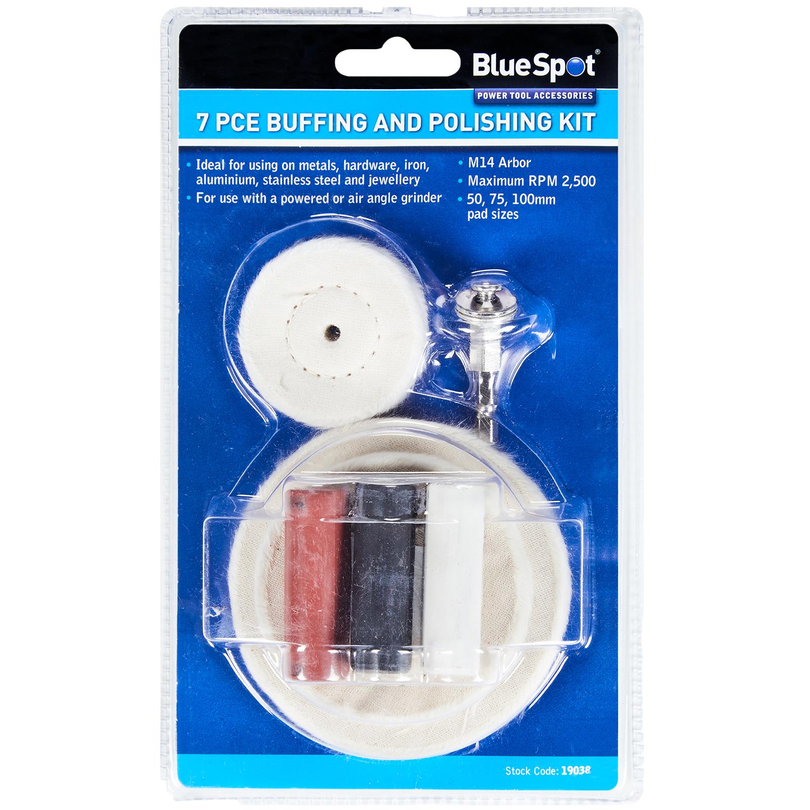 BlueSpot Buffing And Polishing Kit 7 Piece