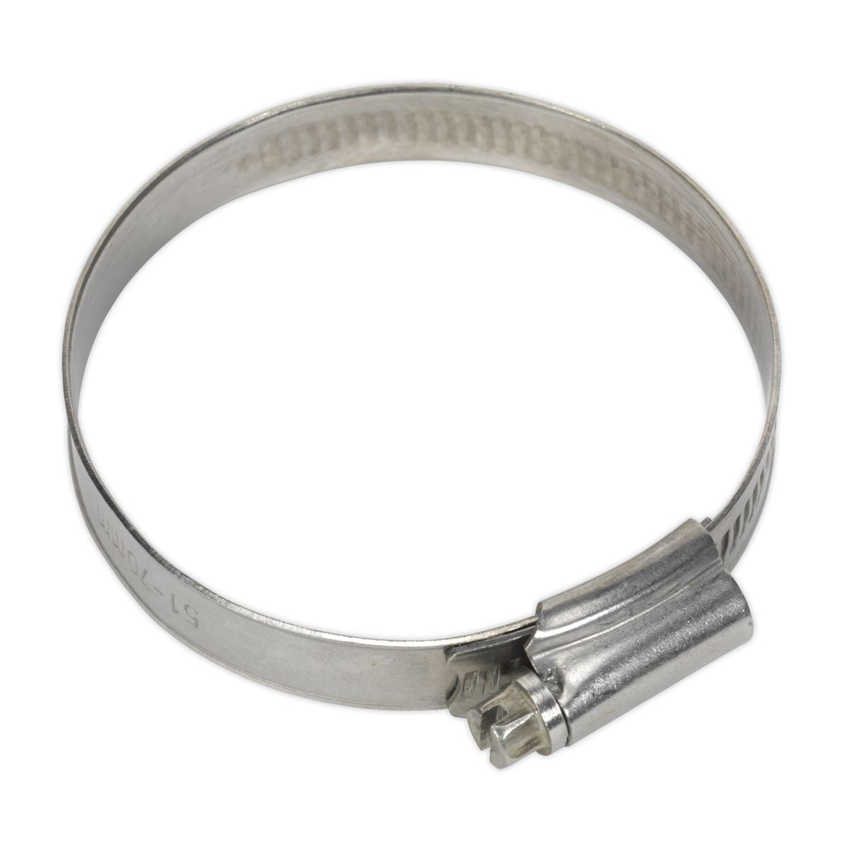 Sealey Hose Clip Stainless Steel Ø51-70mm Pack of 10