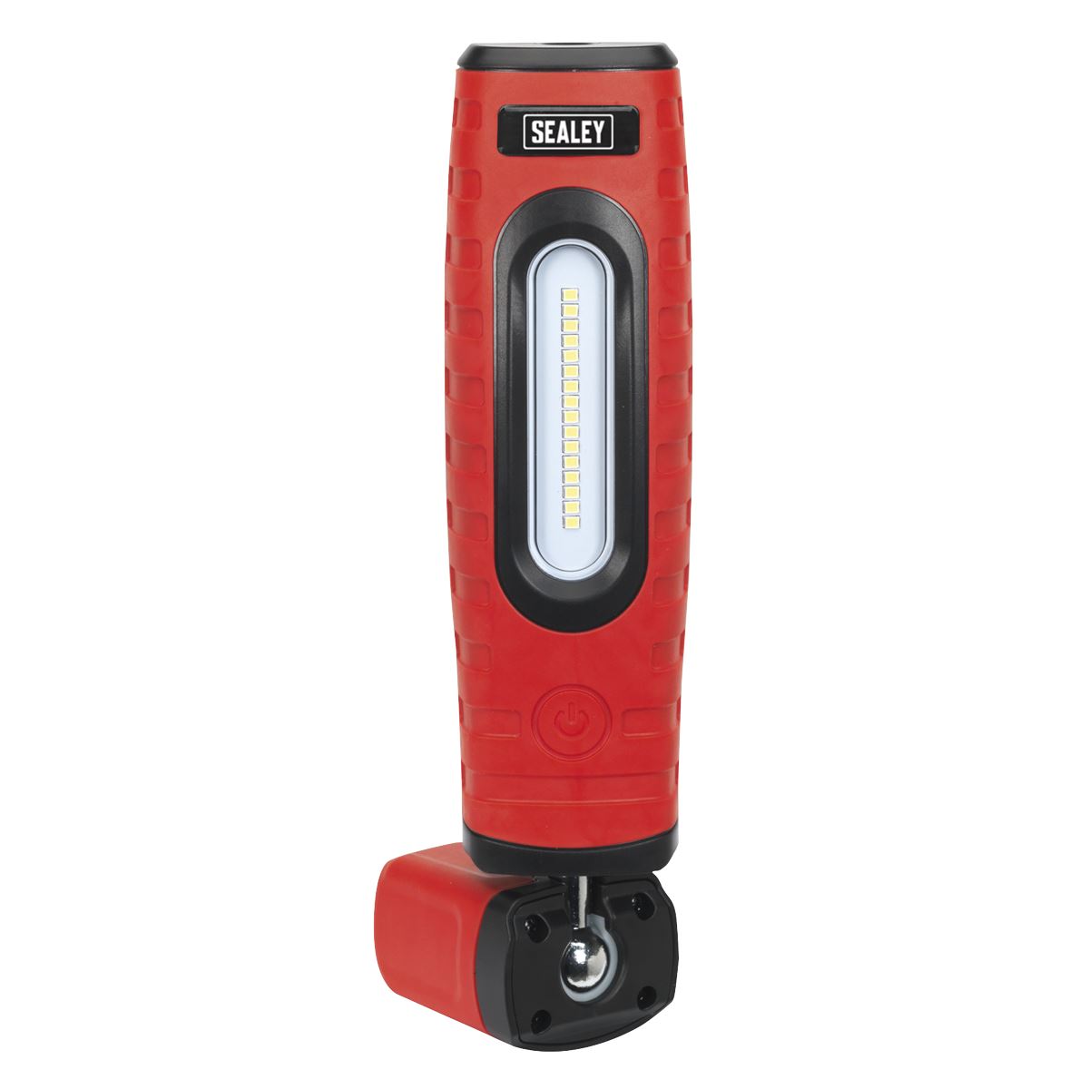 Sealey Rechargeable 360° Inspection Light 16 SMD LED & 3W LED Red 2 x Lithium-ion