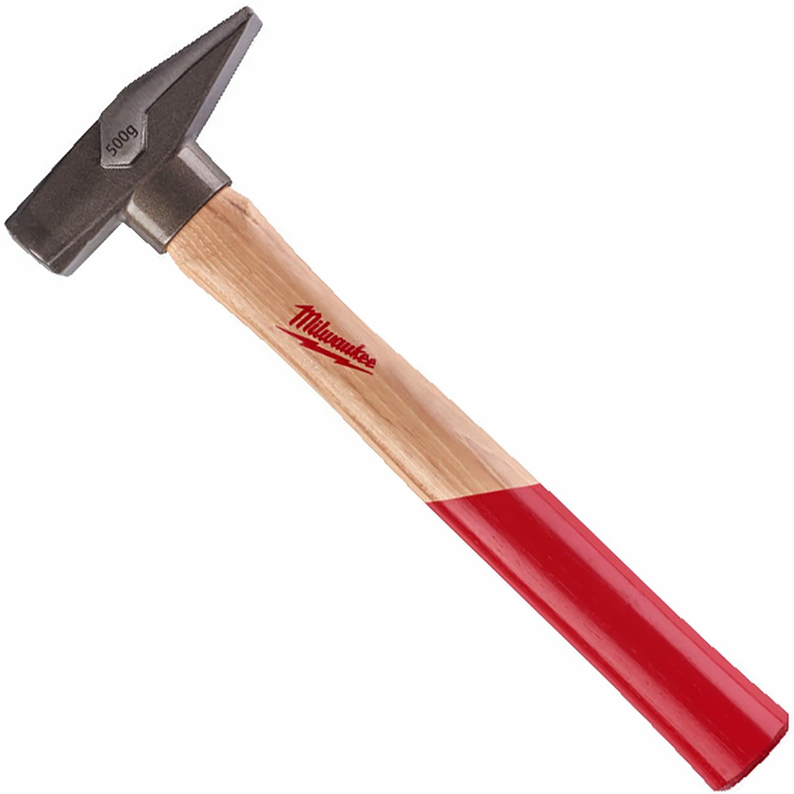 Milwaukee Engineers Hammer with Hickory Wooden Shaft 500g