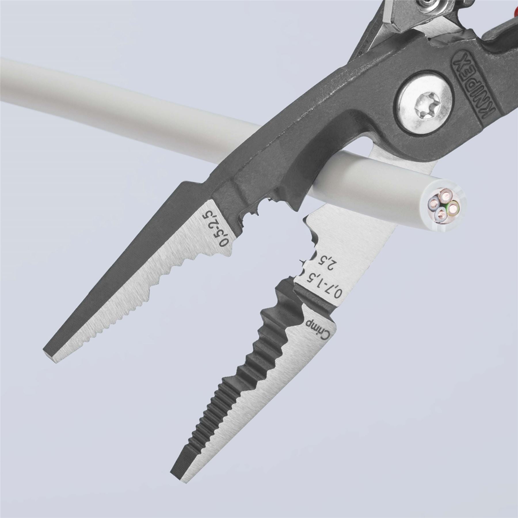 Knipex Electrical Installation Pliers with Multi Component Grips 200mm 13 92 200