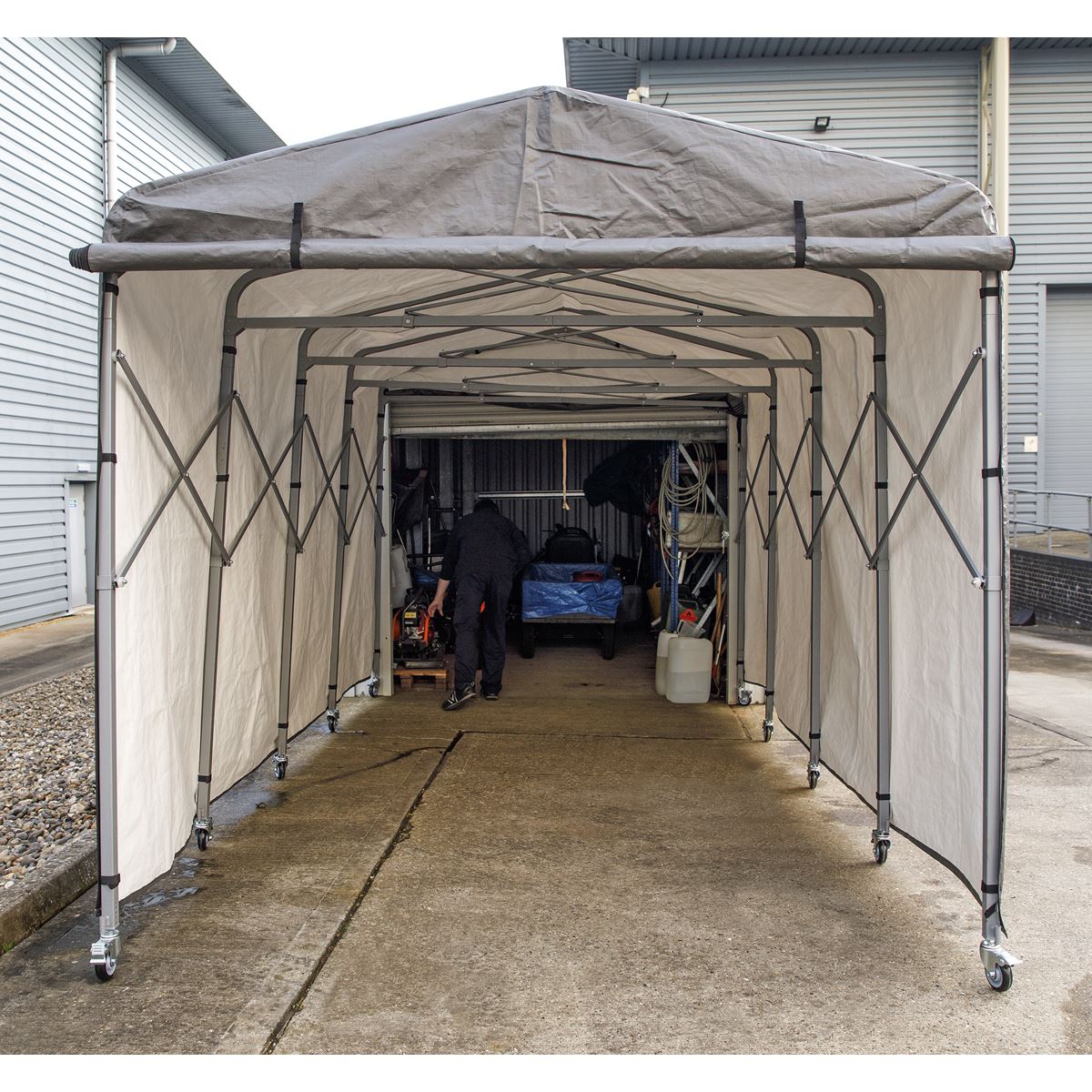 Sealey Extending Steel Garage Extension 2.5 x 4.5 x 2.5m