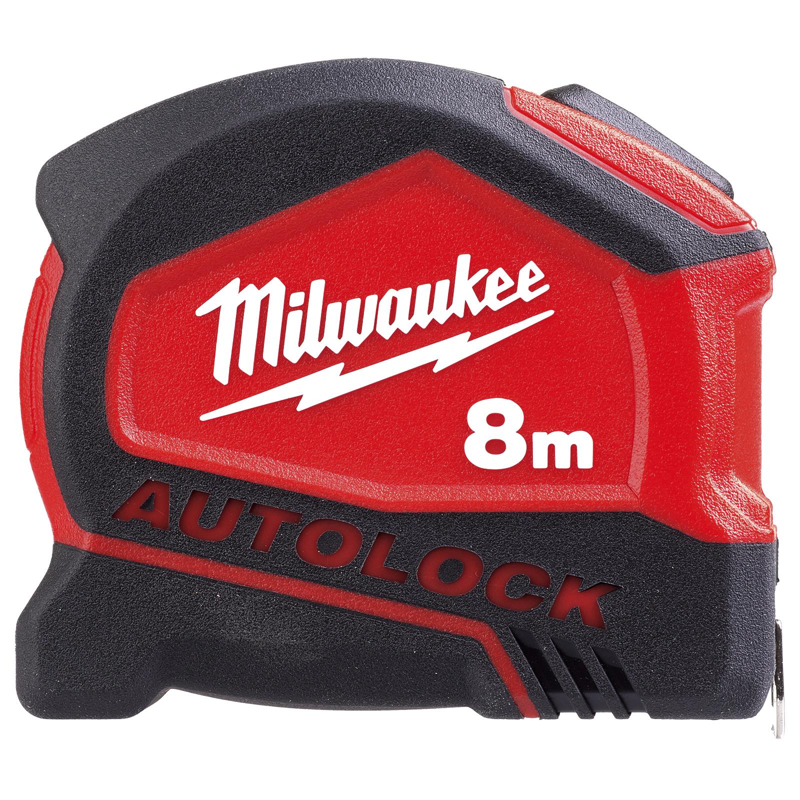 Milwaukee Tape Measure 8m 26ft Metric Imperial Autolock 25mm Blade Width