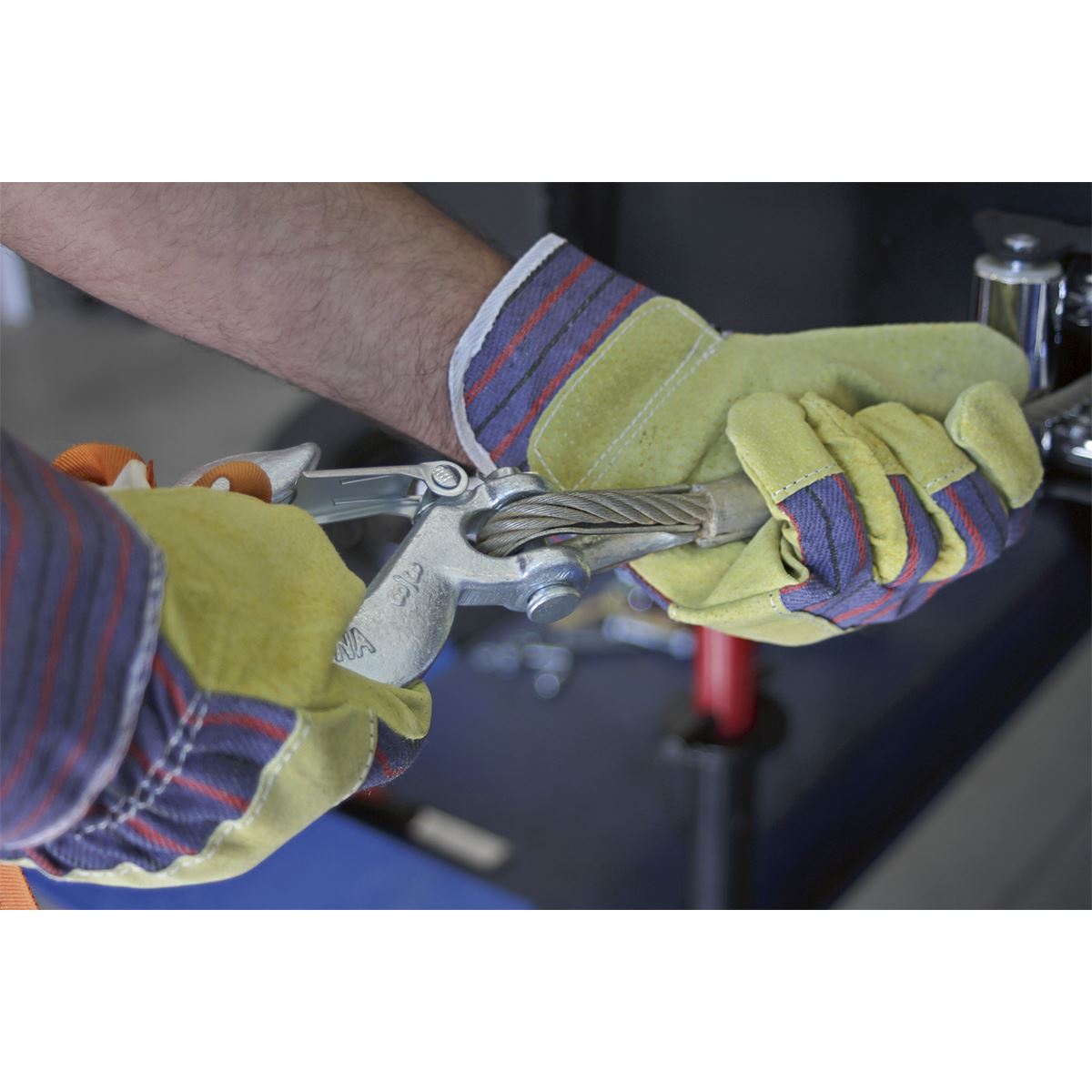 Worksafe by Sealey Rigger's Gloves Pair