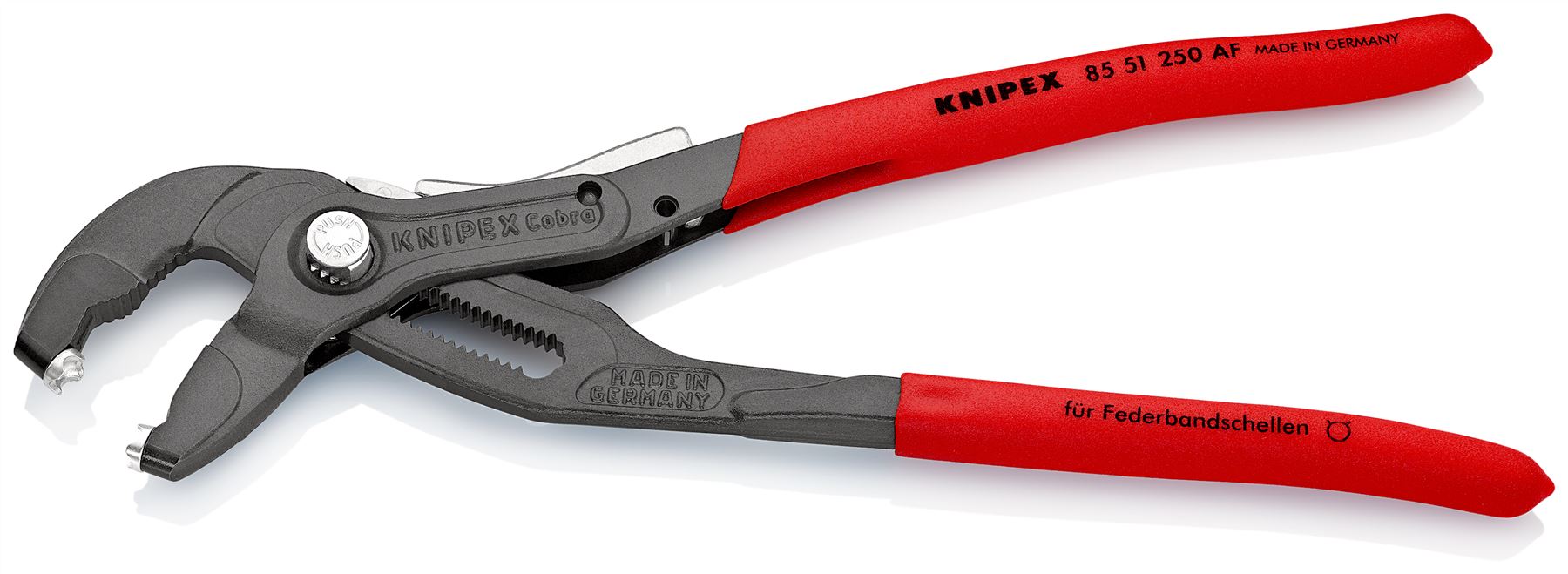 Knipex Spring Hose Clamp Pliers with Locking Device 250mm 85 51 250 AF