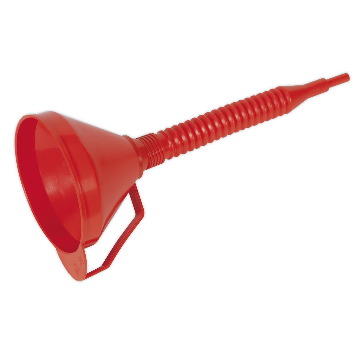 Sealey Funnel with Flexible Spout & Filter Medium Ø160mm