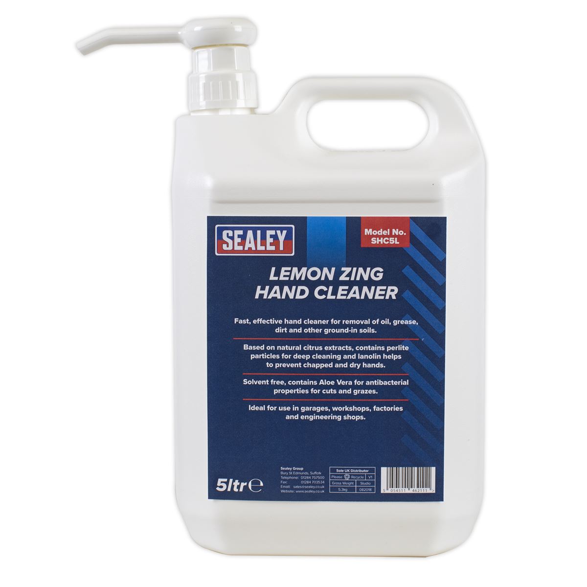 Sealey Hand Cleaner 5L Lemon Zing