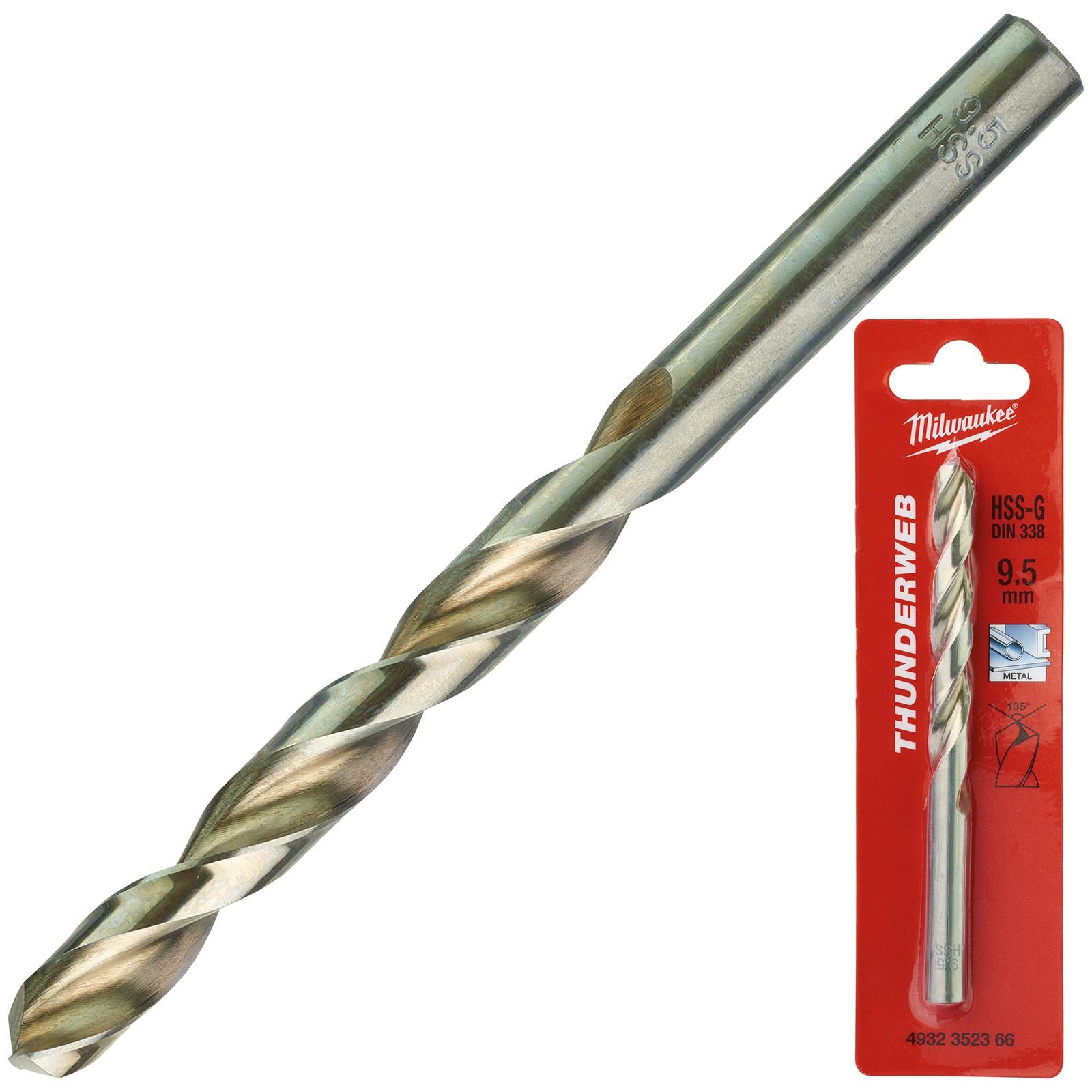 Milwaukee Thunderweb Metal Drill Bits HSS-G Ground DIN338 4.2-13.0mm