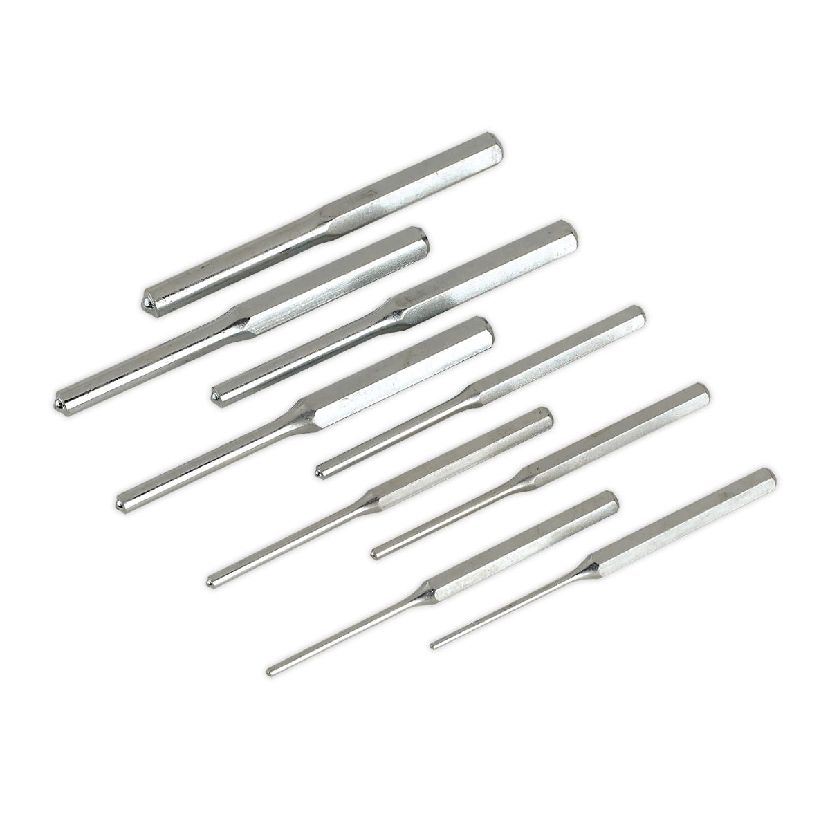 Sealey Premier Roll Pin Punch Set 9pc 1/8-1/2" - Imperial