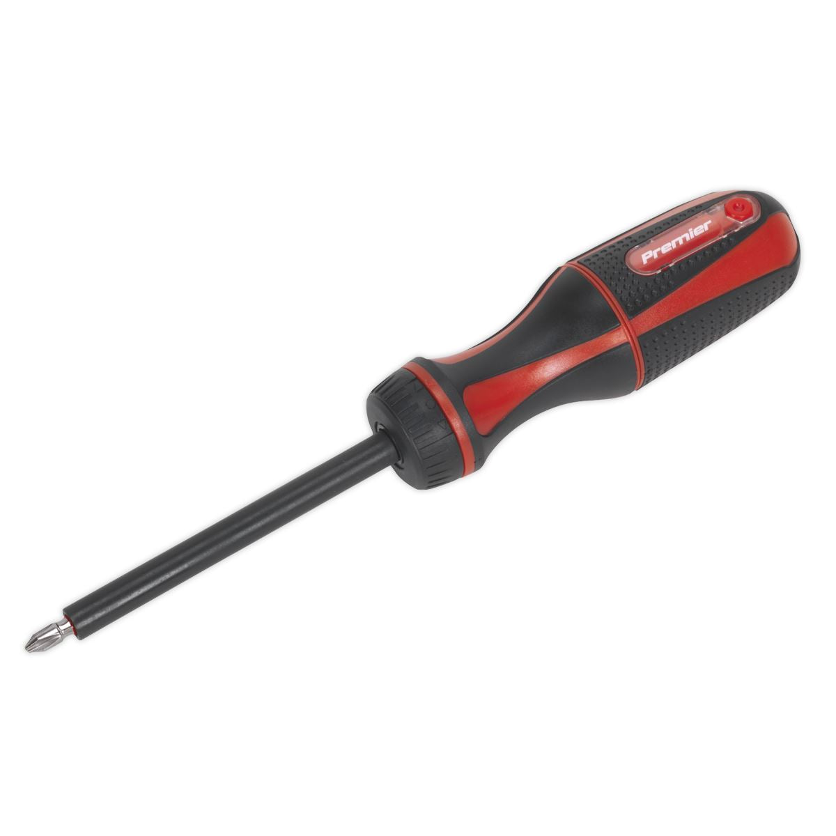 Sealey Premier 11 Piece Fine Tooth Ratchet Screwdriver with Bits