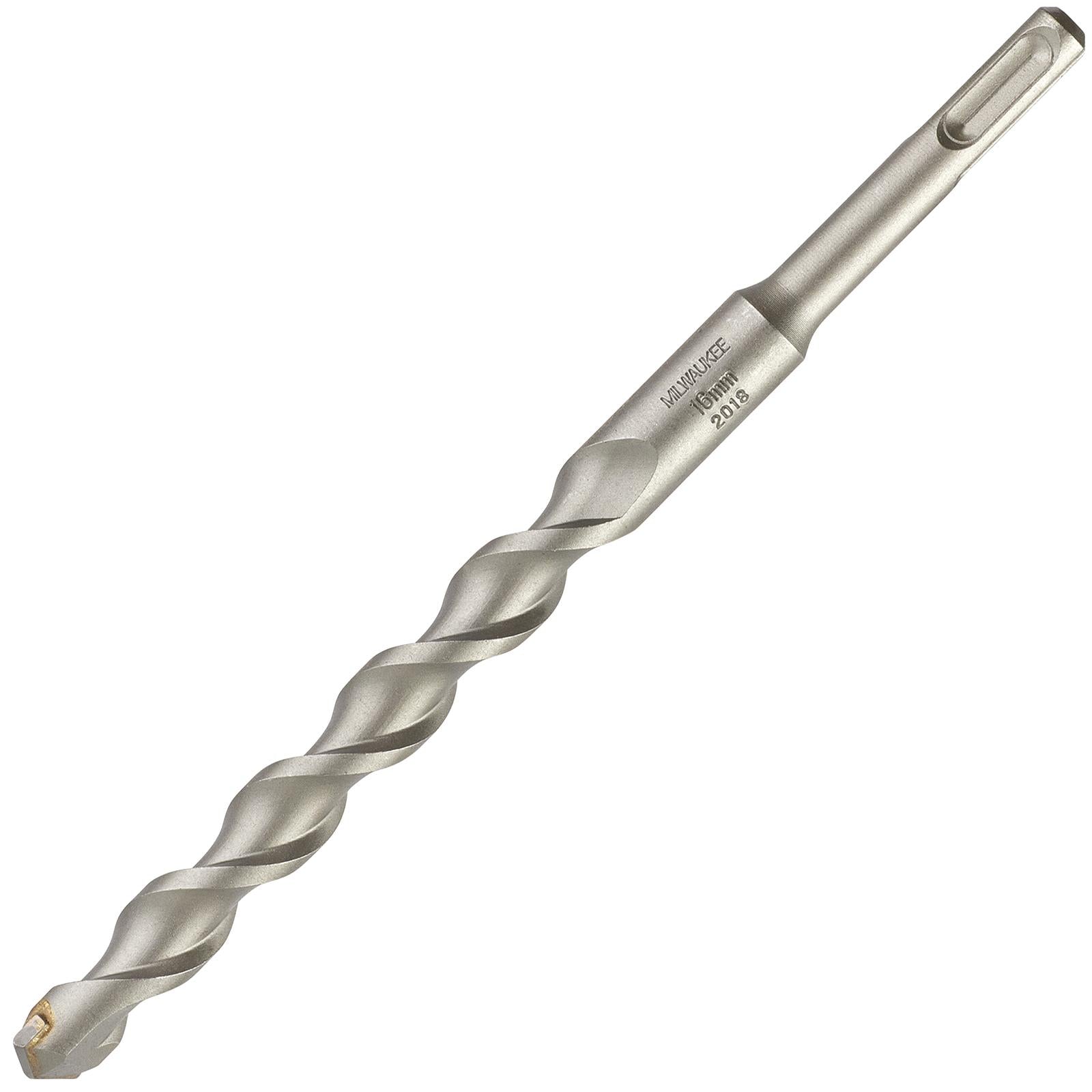 Milwaukee SDS Plus Contractor Hammer Drill Bits 2 Cut
