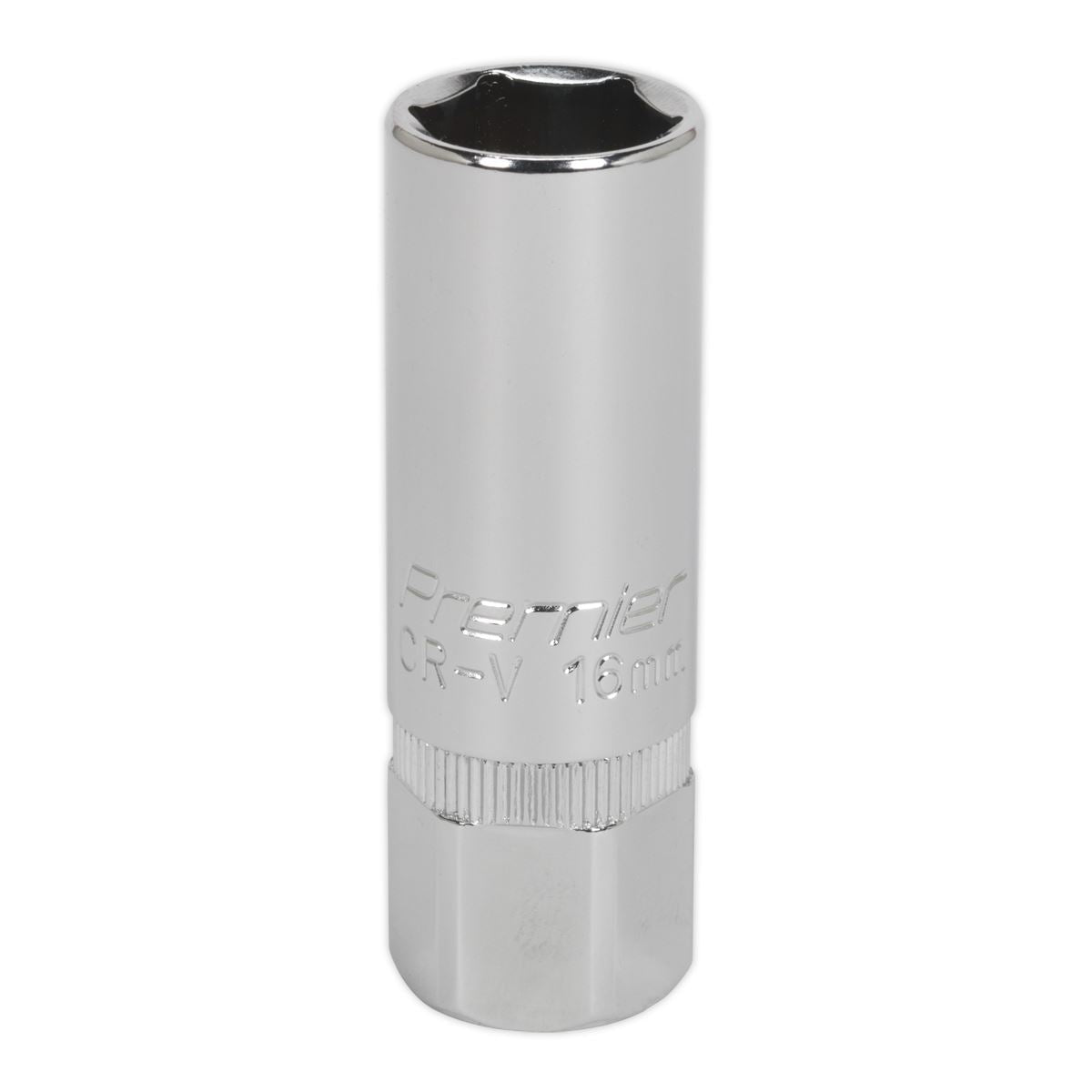 Sealey Premier Spark Plug Socket 16mm 1/2"Sq Drive
