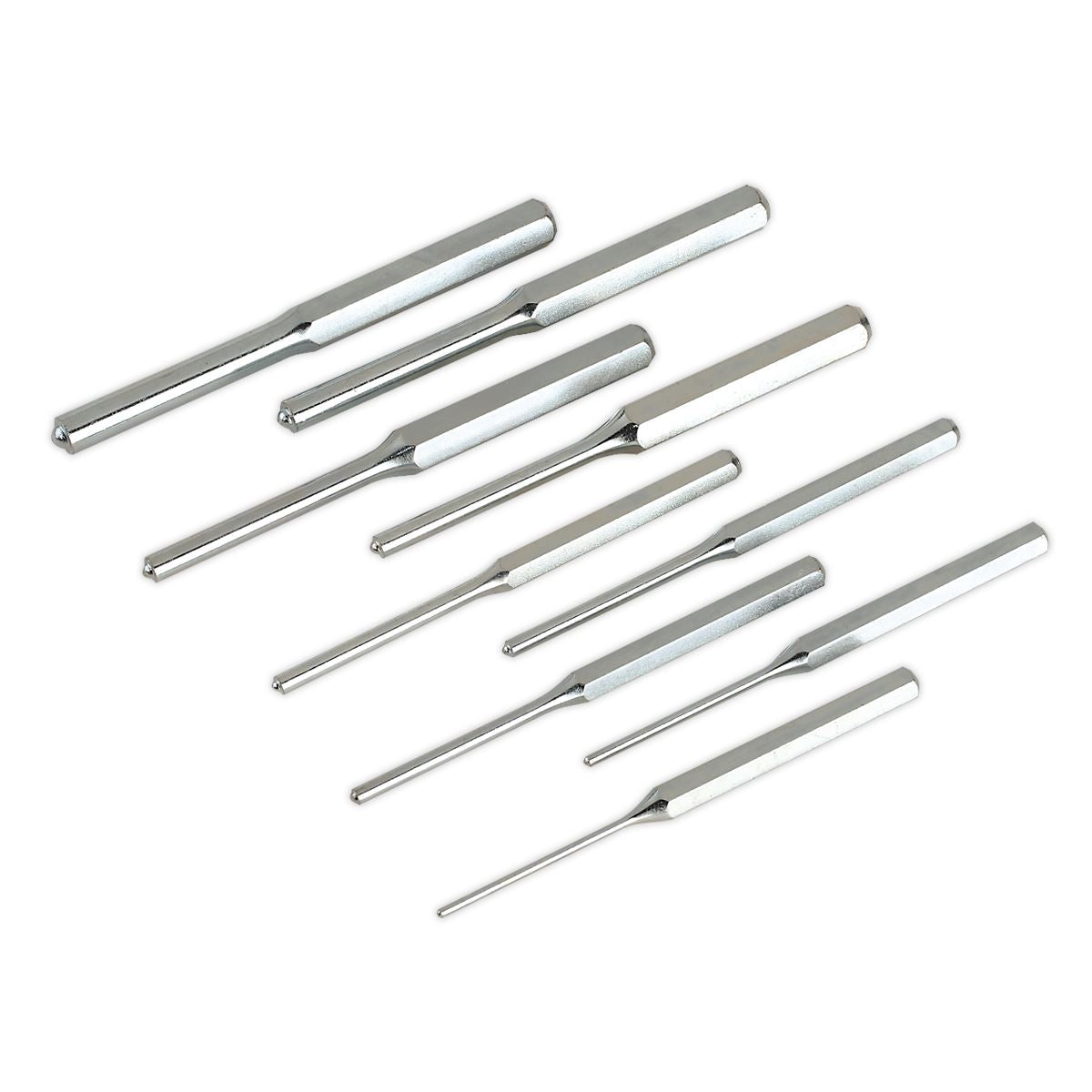 Sealey Premier Roll Pin Punch Set 9pc 3-12mm Metric
