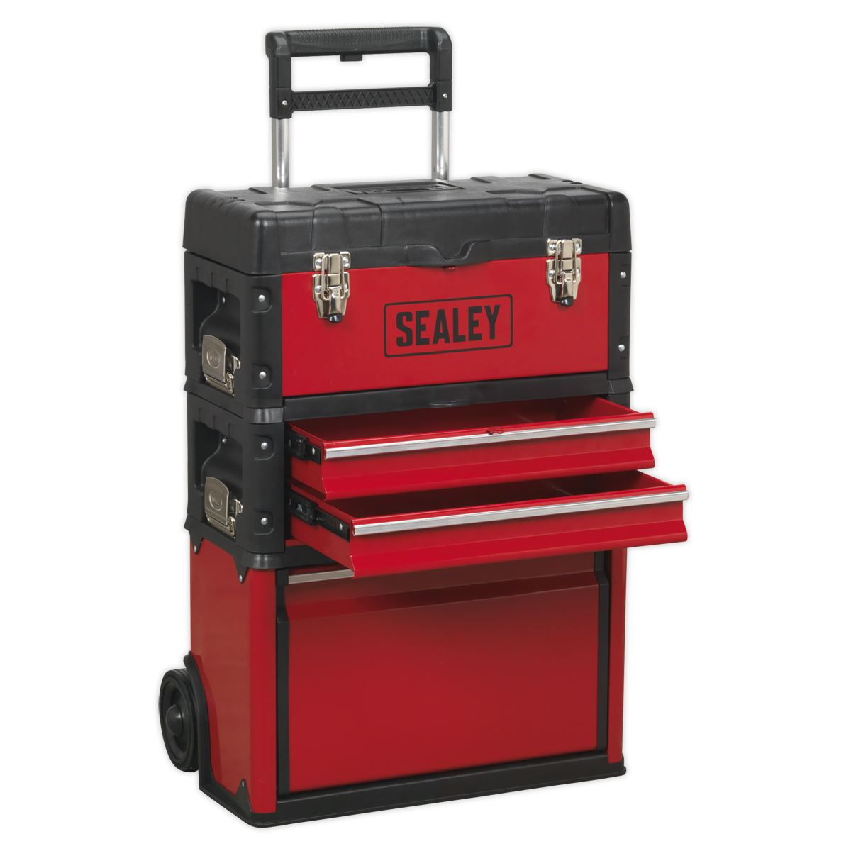 Sealey Mobile Steel/Composite Toolbox - 3 Compartment