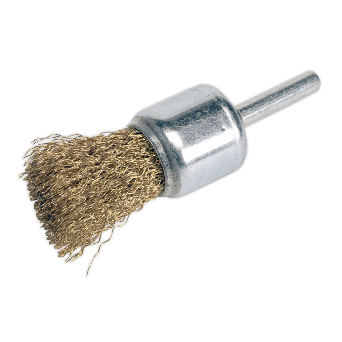 Sealey Flat Top Crimped Wire Decarbonising Brush Ø25mm