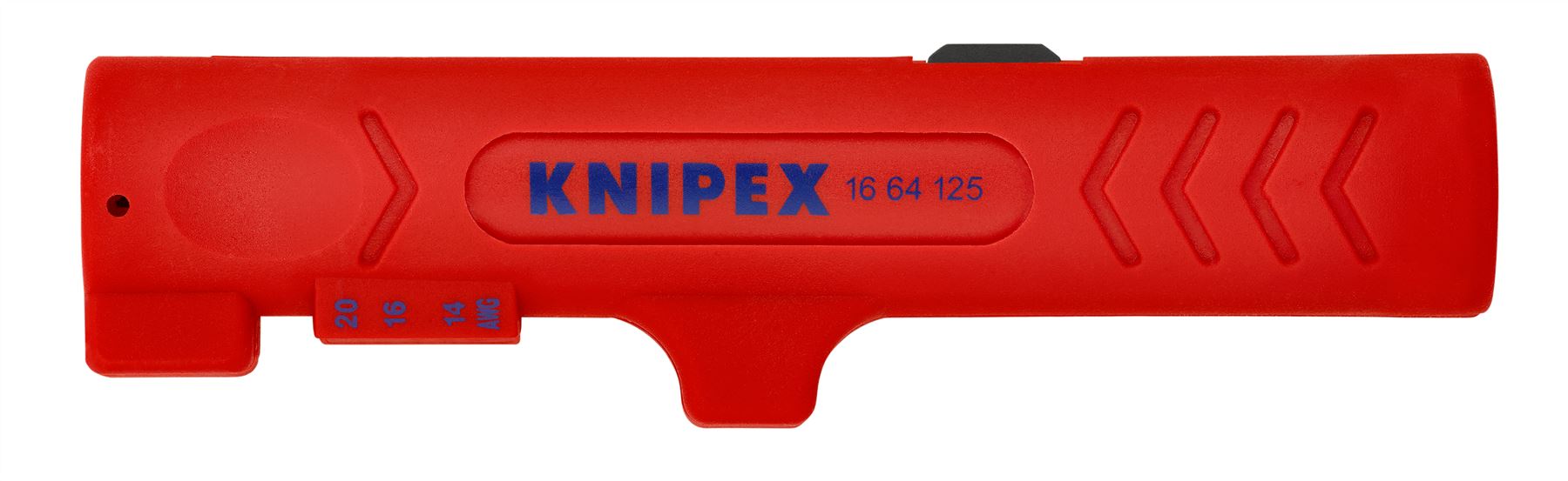 Knipex Stripping Tool for Flat and Round Cable 125mm Dismantling Tool for Data Cable 16 64 125 SB