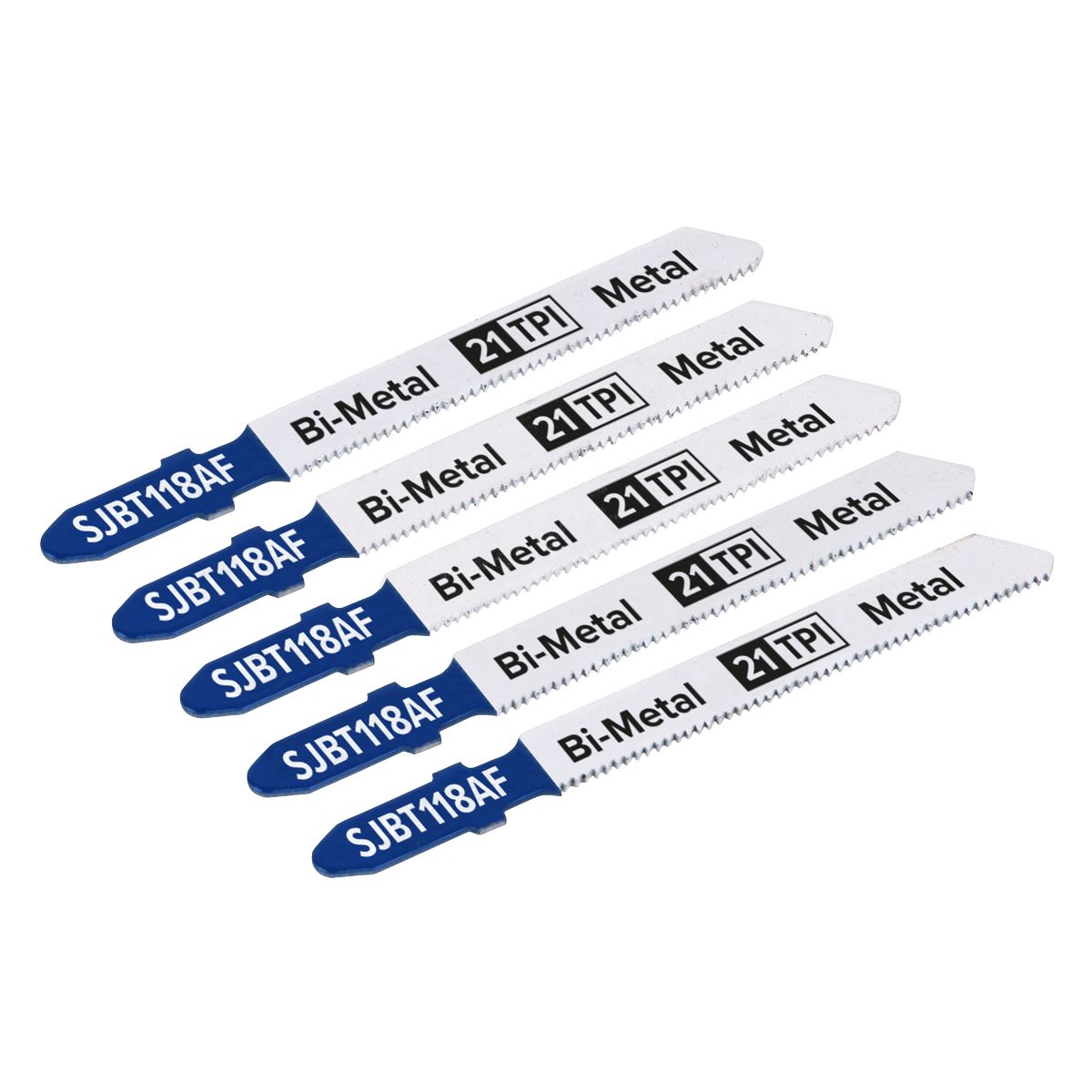 Sealey Jigsaw Blade Metal 75mm 21tpi - Pack of 5