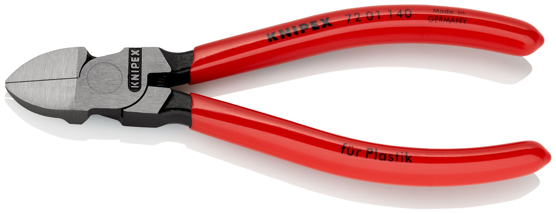Knipex Cutting Pliers 140mm Diagonal Cutters for Plastics 72 01 140