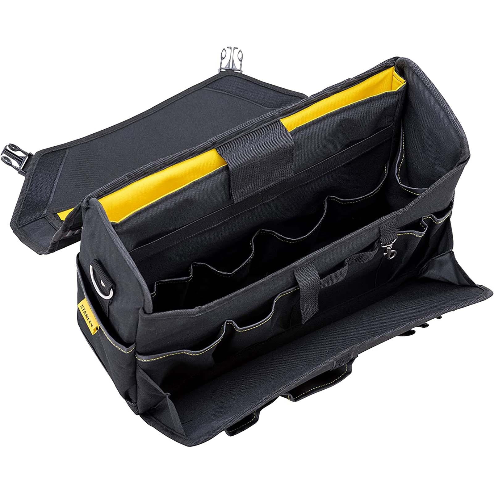 Stanley FatMax Laptop Bag Case Storage Travel Site Water Resistant Bottom Carry Handle Shoulder Strap