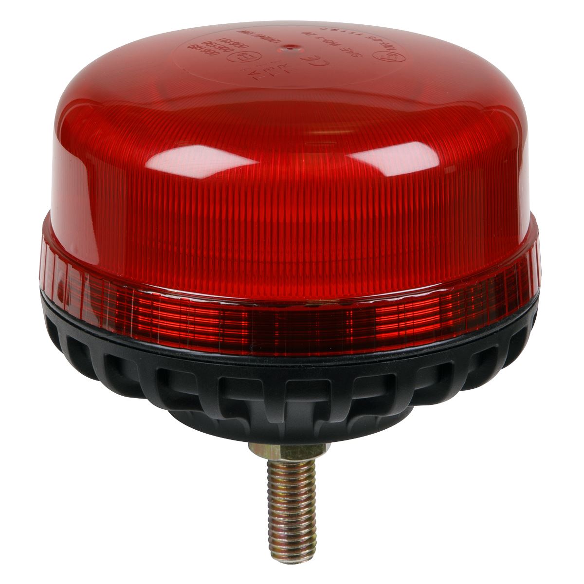 Sealey Warning Beacon SMD LED 12/24V 12mm Bolt Fixing - Red