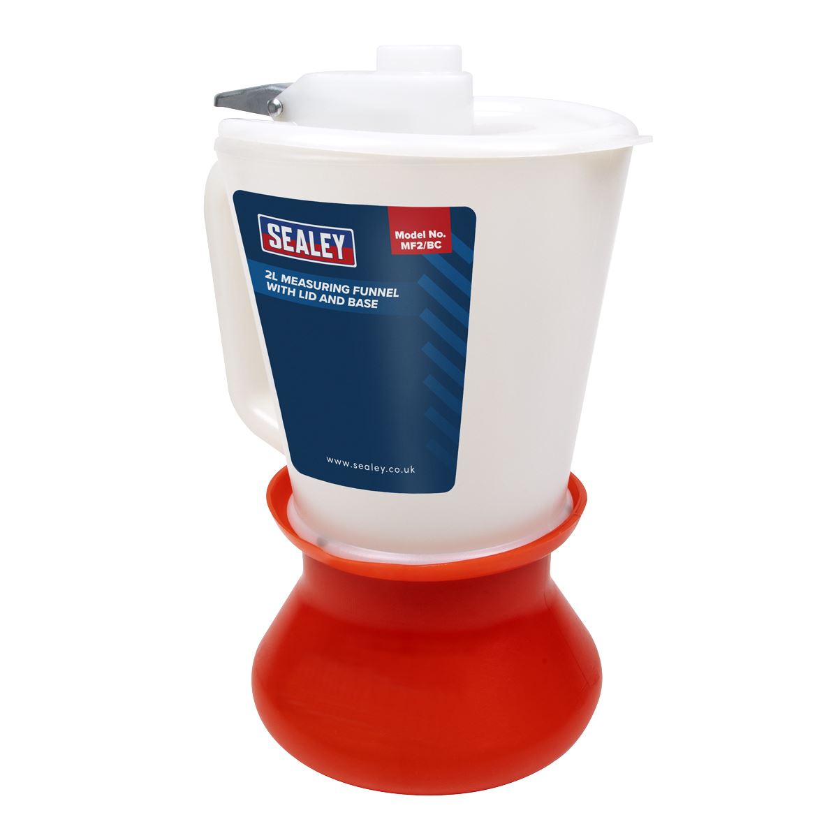 Sealey Measuring Funnel with Lid and Base 2L