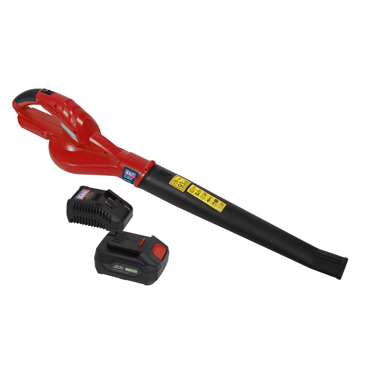 Sealey 20V Cordless Leaf Blower Kit 4Ah Battery and Charger