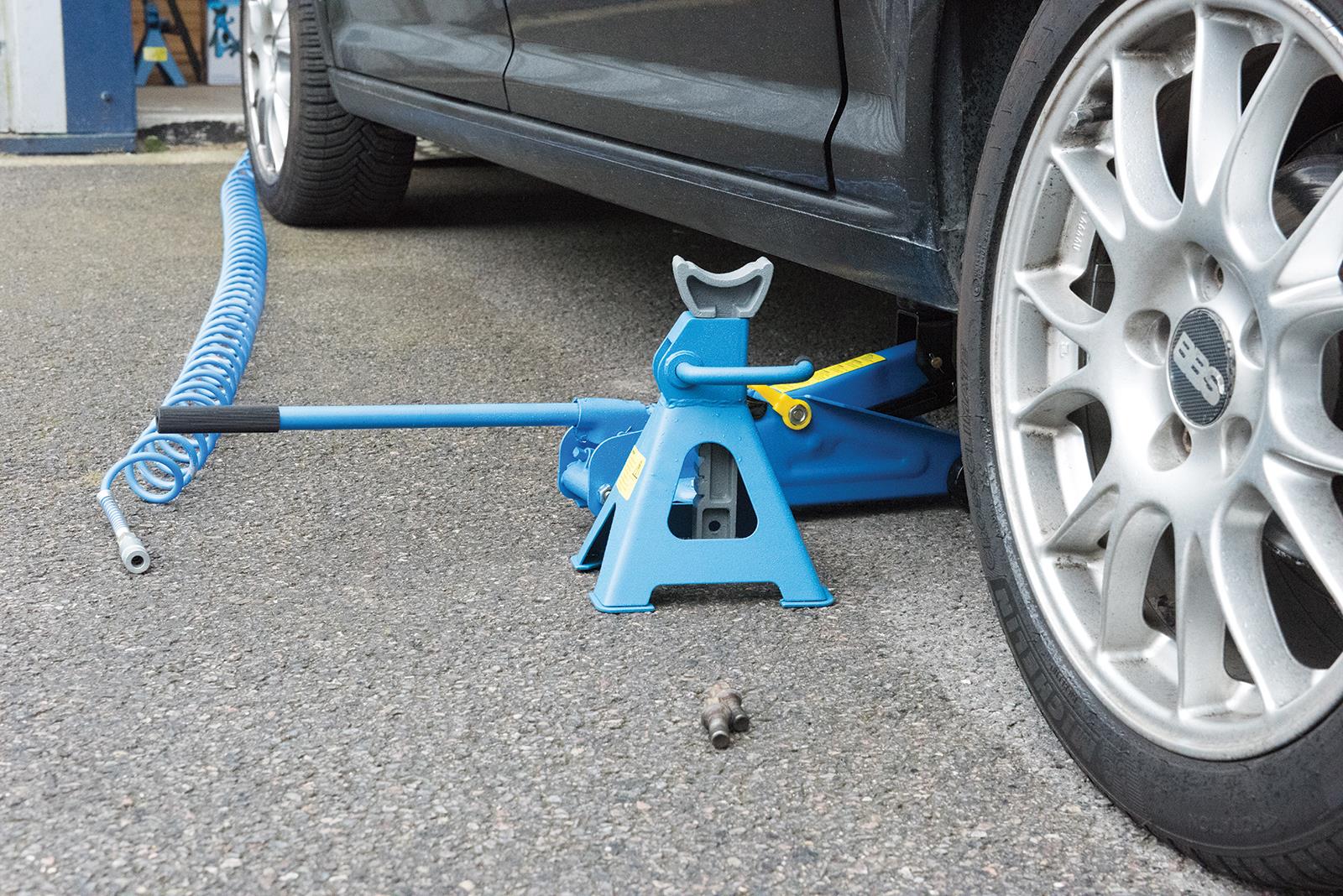 Silverline Axle Stand Set 2 Piece 3 Tonne Lifting Capacity