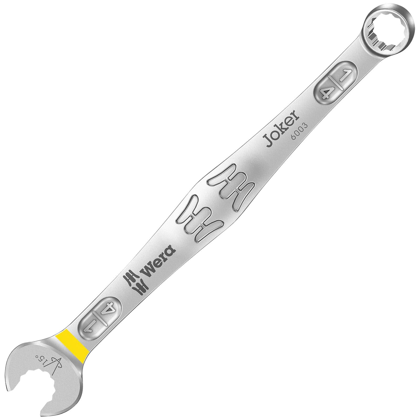 Wera 6003 Joker Combination Spanner Wrench Open End Ring Imperial