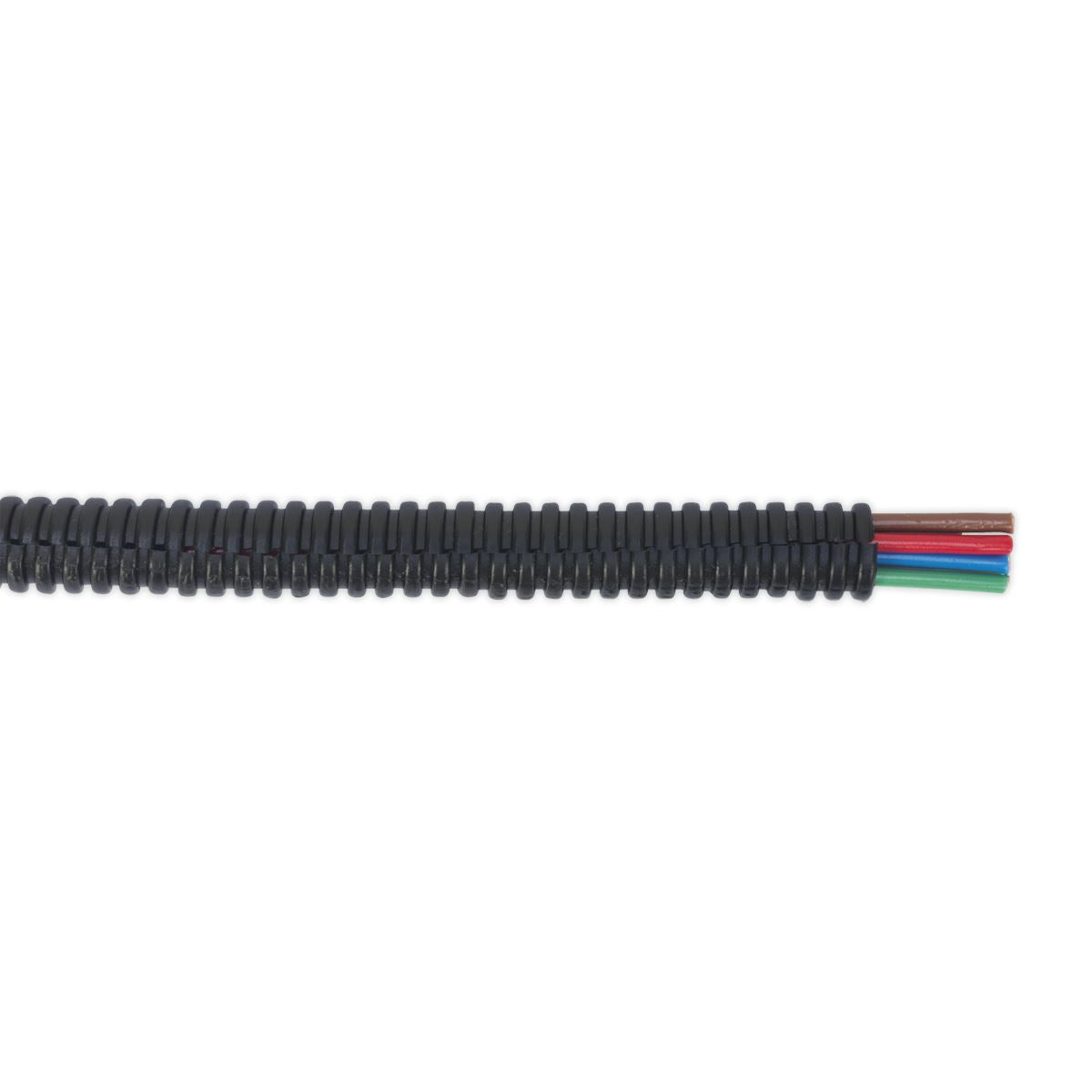 Sealey Convoluted Cable Sleeving Split Ø7-10mm 200m