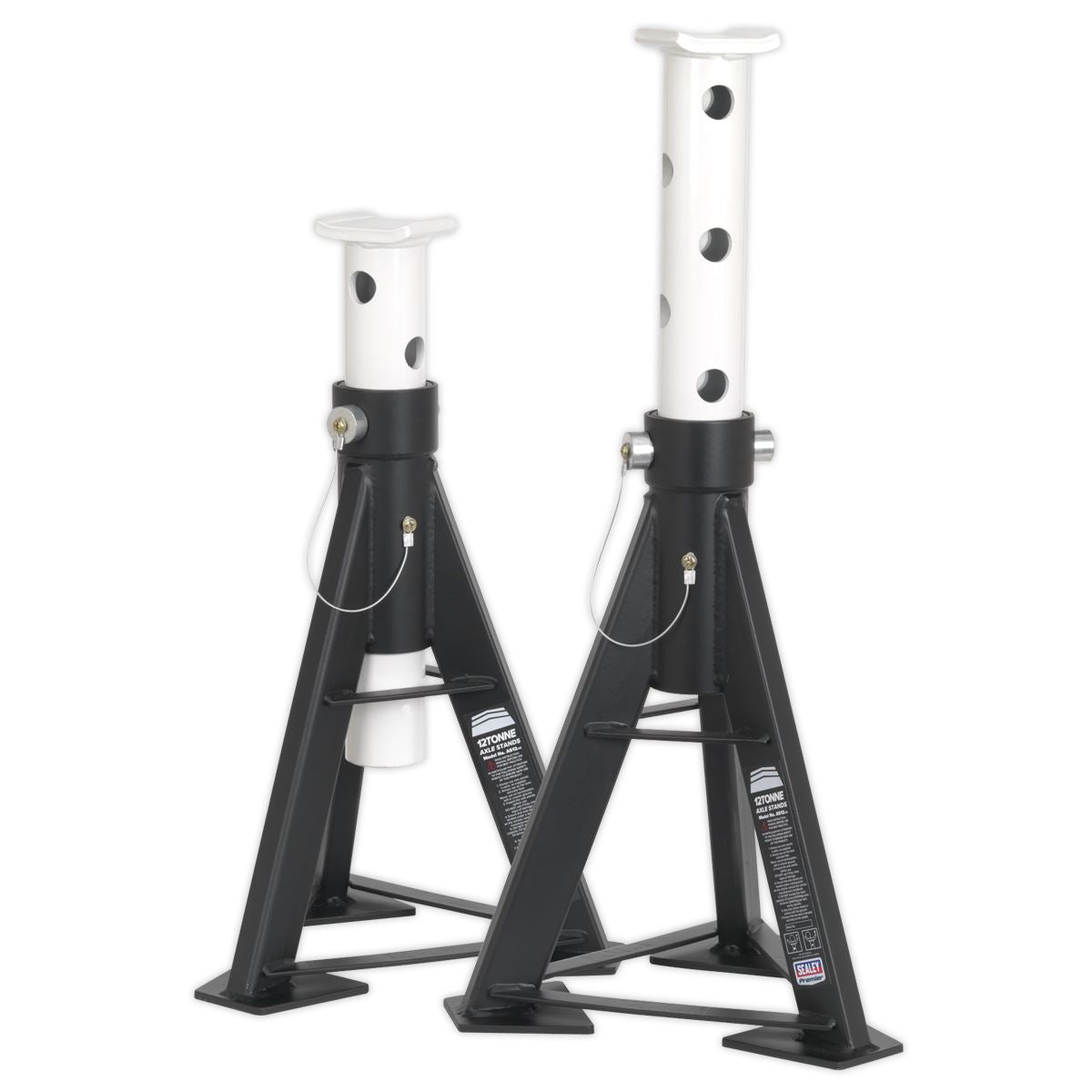 Sealey Premier Axle Stands (Pair) 12 Tonne Capacity per Stand