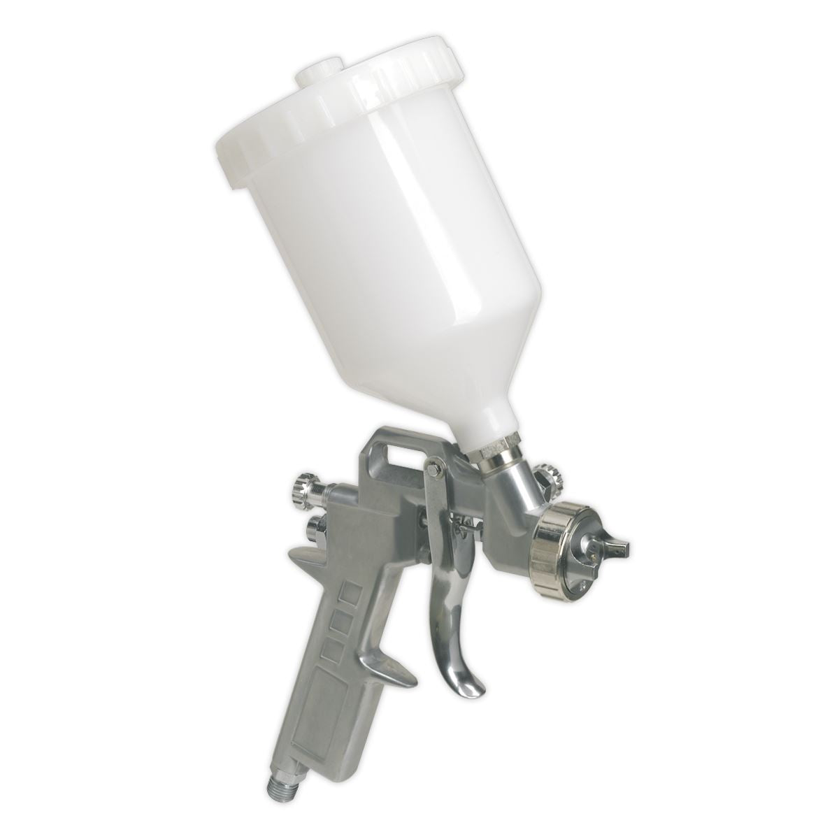 Sealey Gravity Feed Spray Gun with 1.8mm Set Up Adjustable Paint Flow