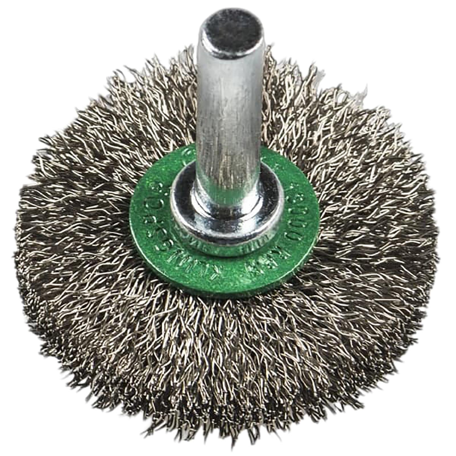 Klingspor Crimped Wire Wheel Brush 30mm 40mm 50mm 60mm 70mm 6mm Shank Stainless Steel BRS600W